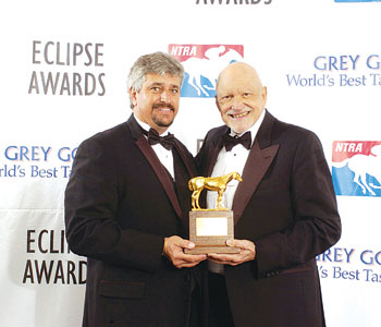Steve Asmussen (left) and Jess Jackson