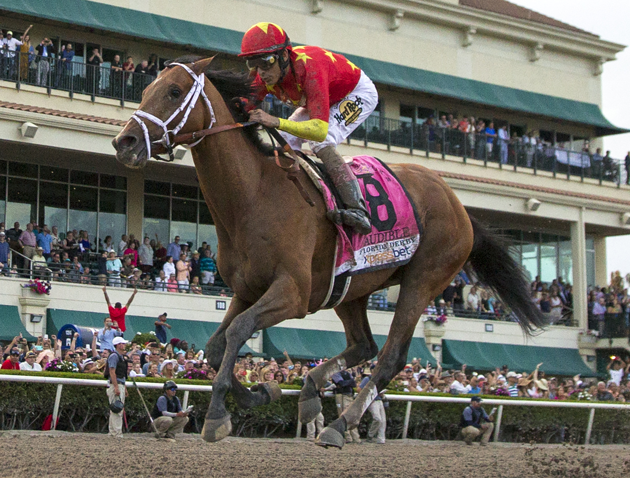 Audible wins the 2018 Florida Derby