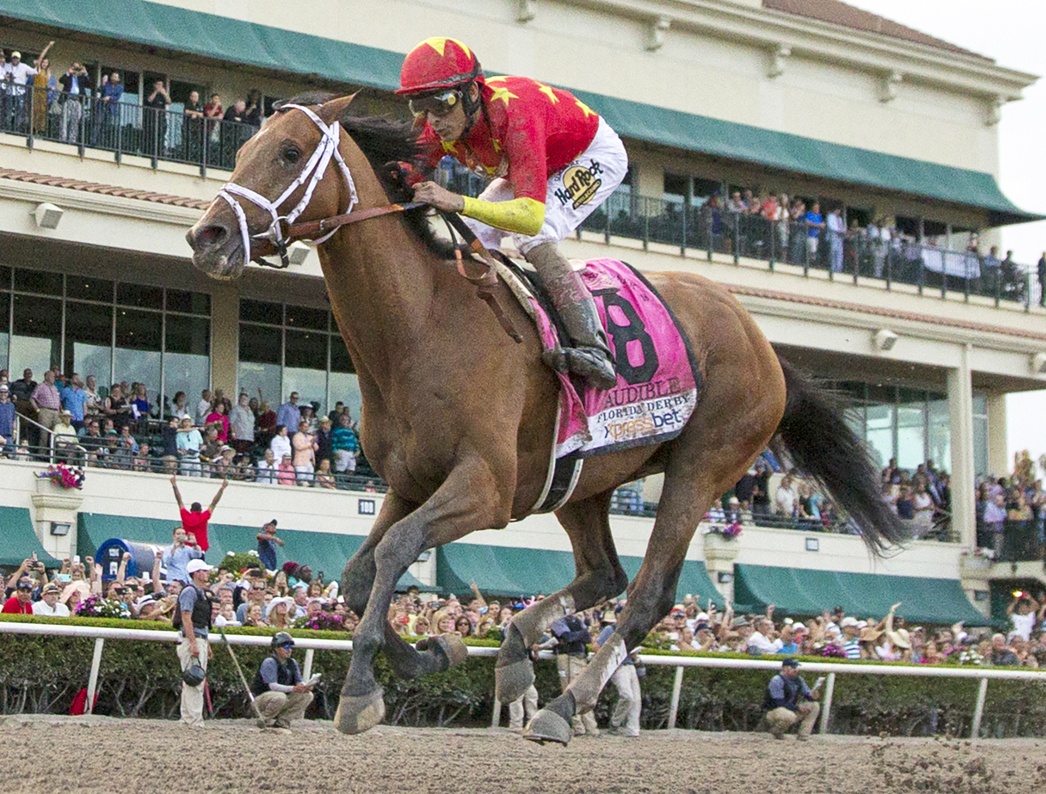 Audible wins the Florida Derby