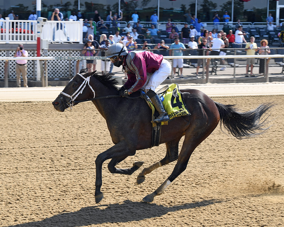 Australasia wins the 2021 Jersey Girl Stakes at Belmont Park