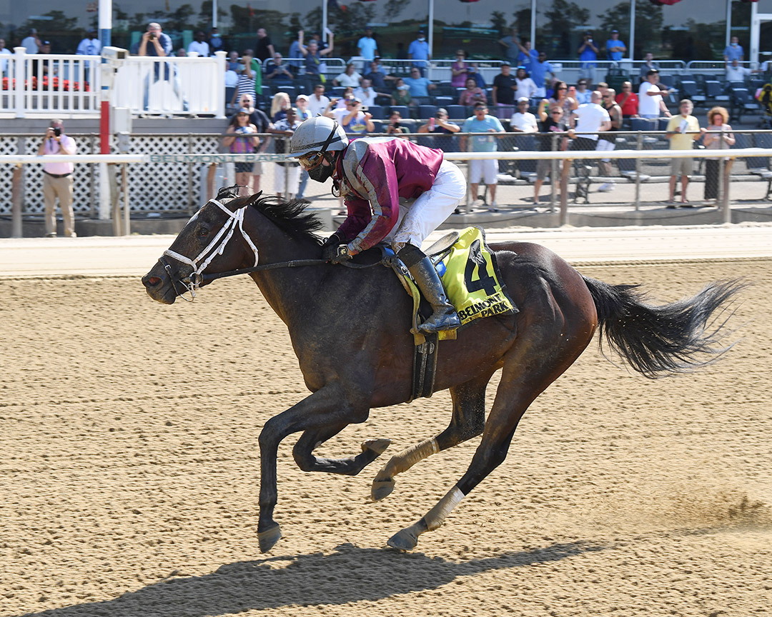 Australasia wins the 2021 Jersey Girl Stakes at Belmont Park