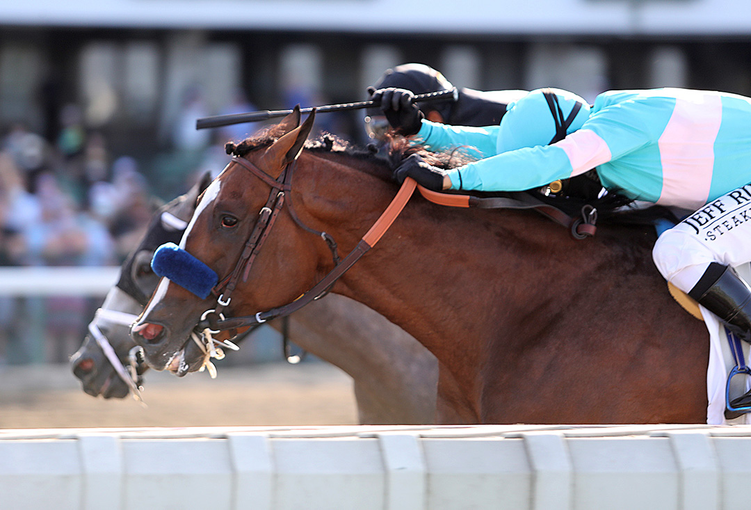 Authentic wins the Haskell Stakes at Monmouth Park