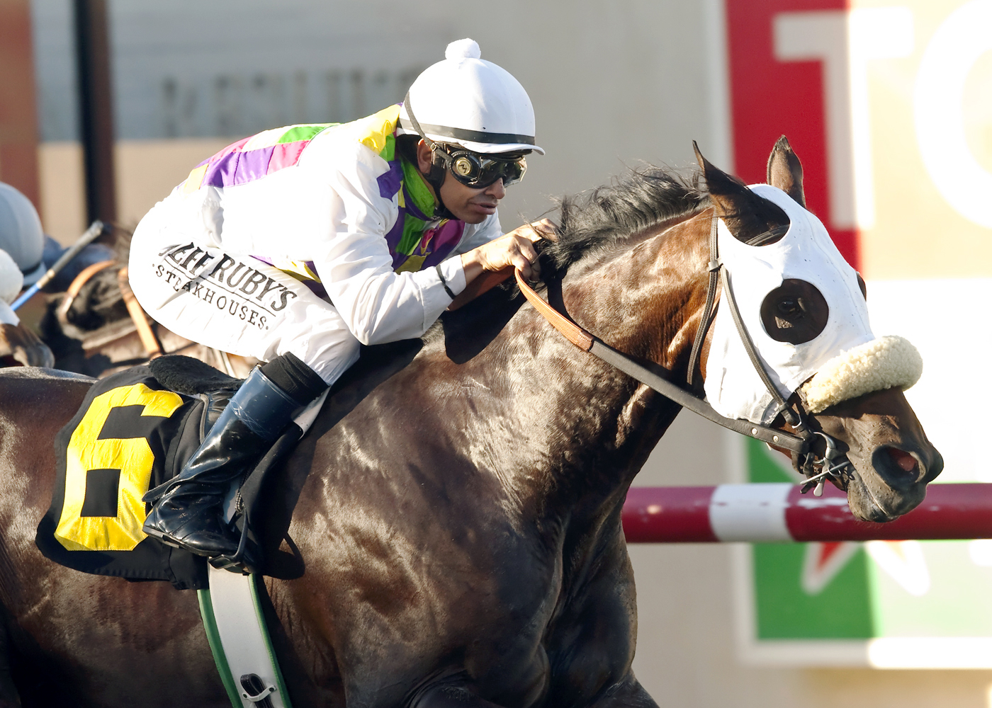 Awesome Return wins the Let It Ride Stakes