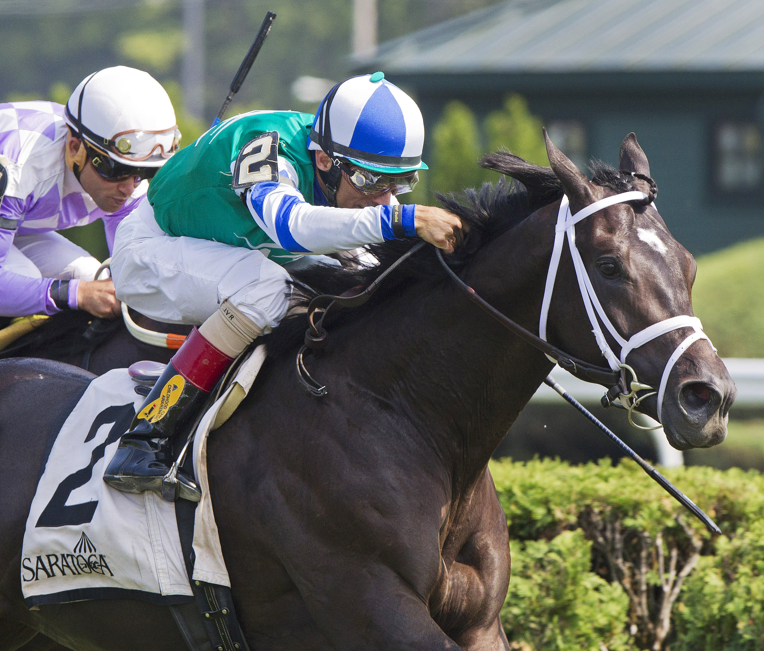 Azar wins the With Anticipation Stakes