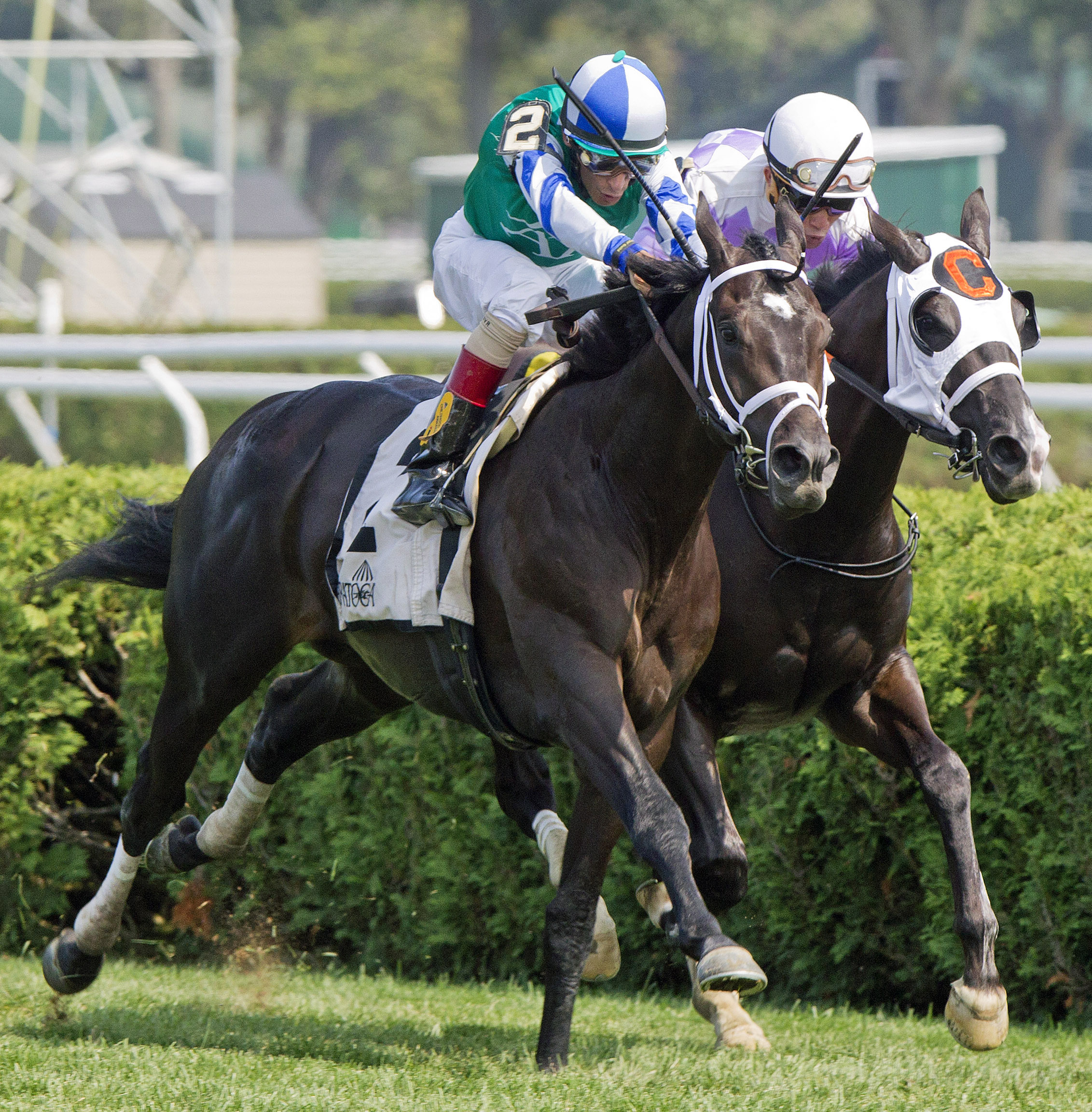 Azar wins the With Anticipation Stakes