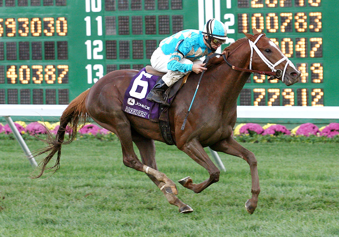 English Channel wins the 2007 Breeders' Cup Turf at Monmouth Park
