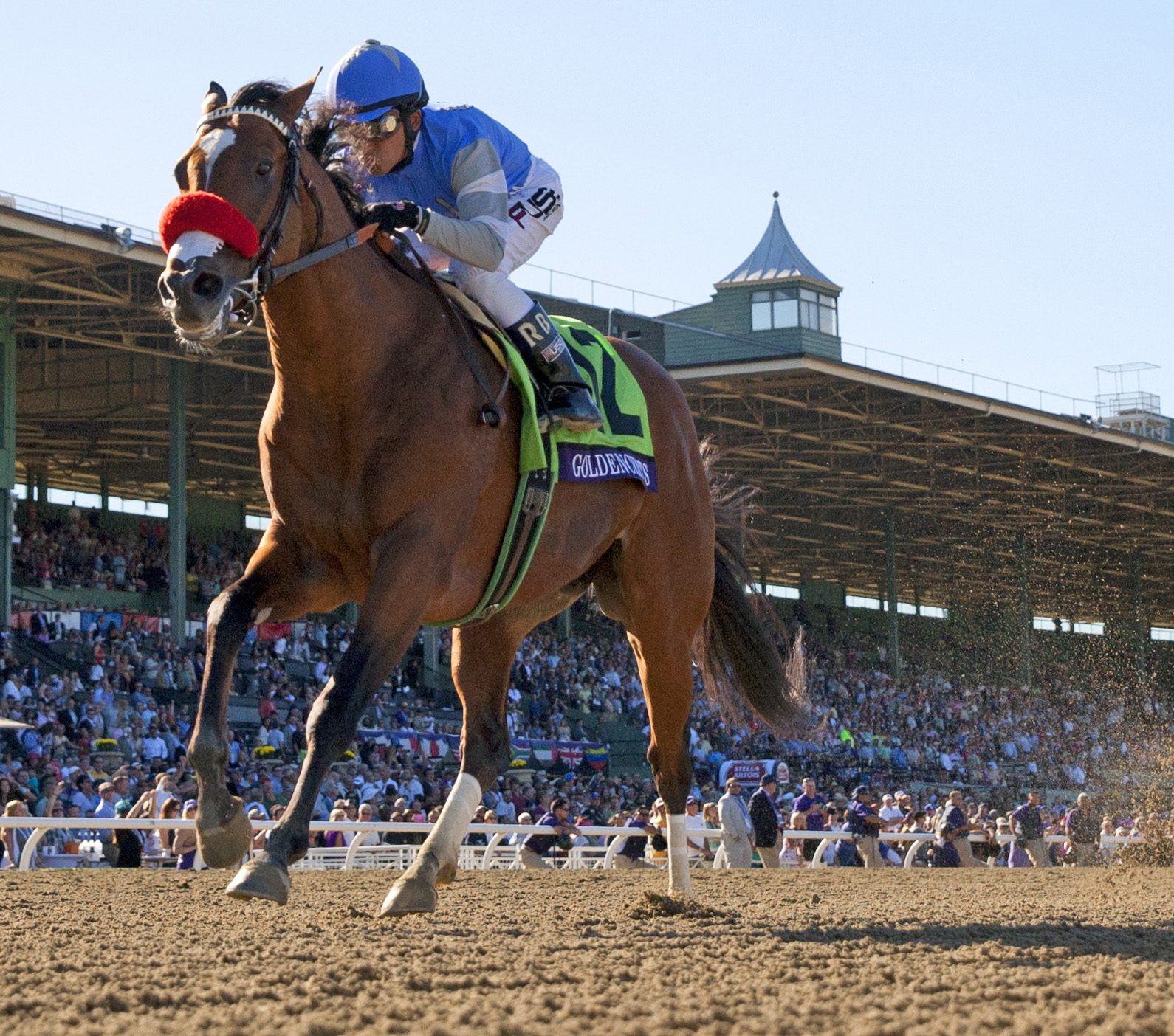 Goldencents wins the Breeders' Cup Dirt Mile