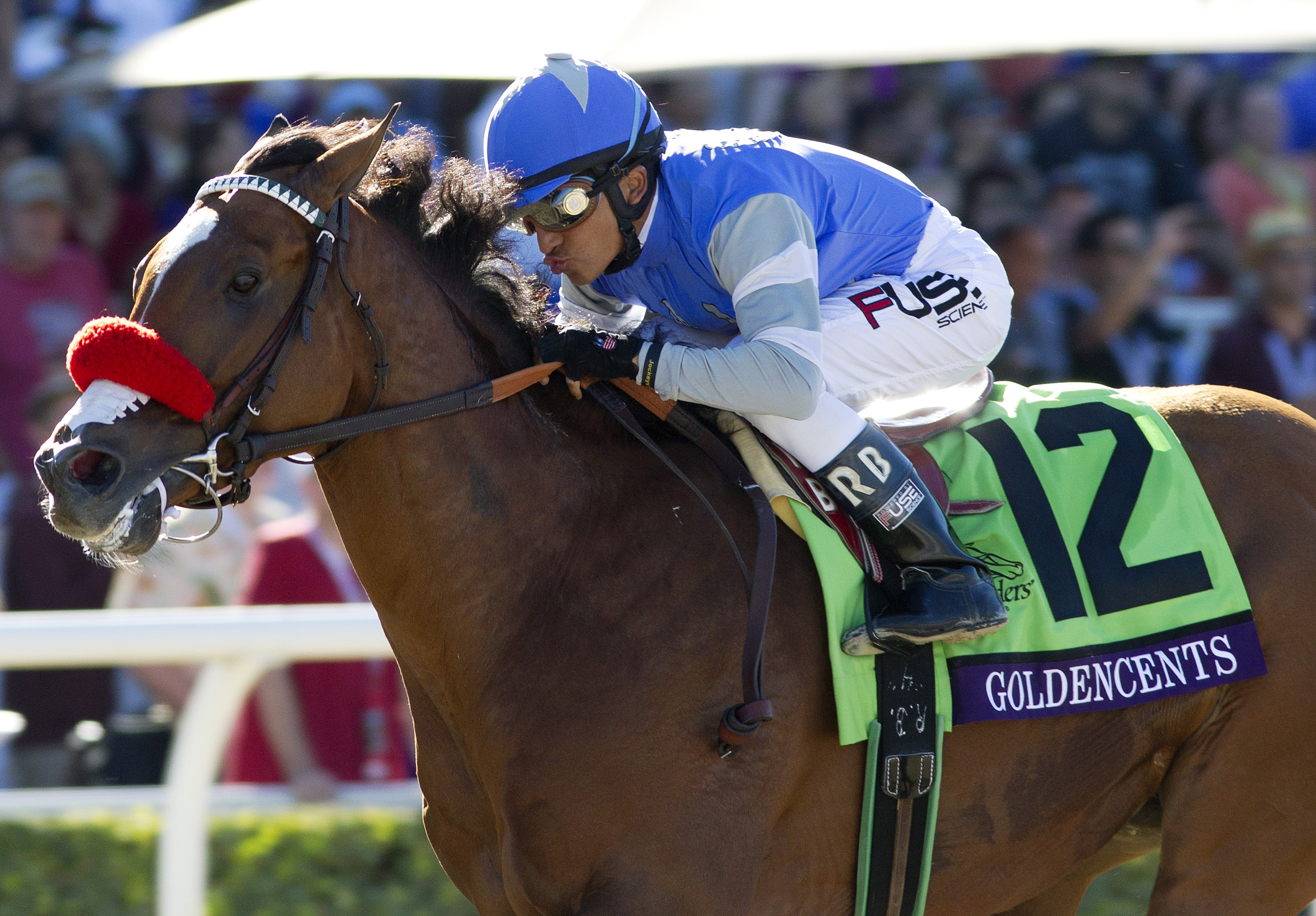 Goldencents wins the Breeders' Cup Dirt Mile