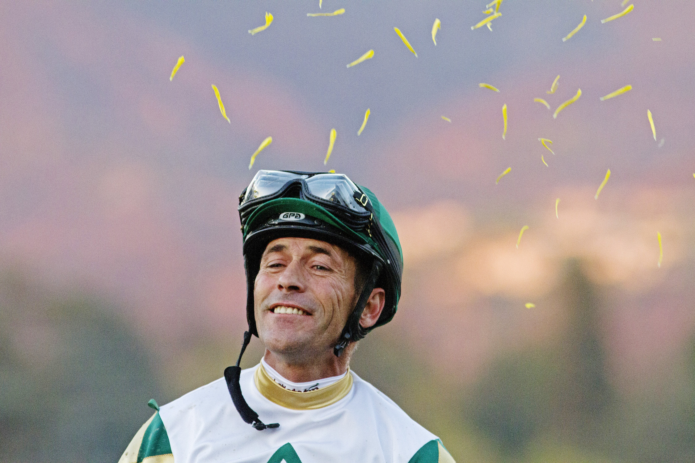 Gary Stevens after winning the 2013 Breeders' Cup Classic