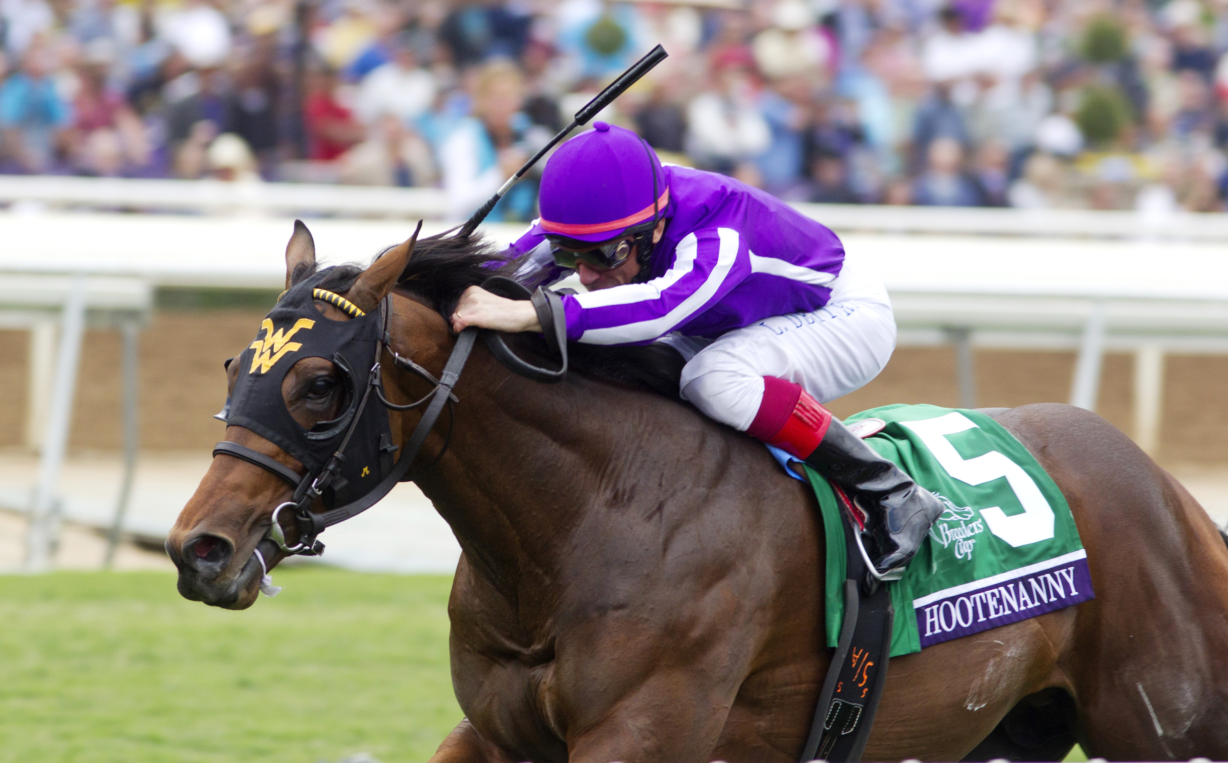 Hootenanny wins the Breeders' Cup Juvenile Turf