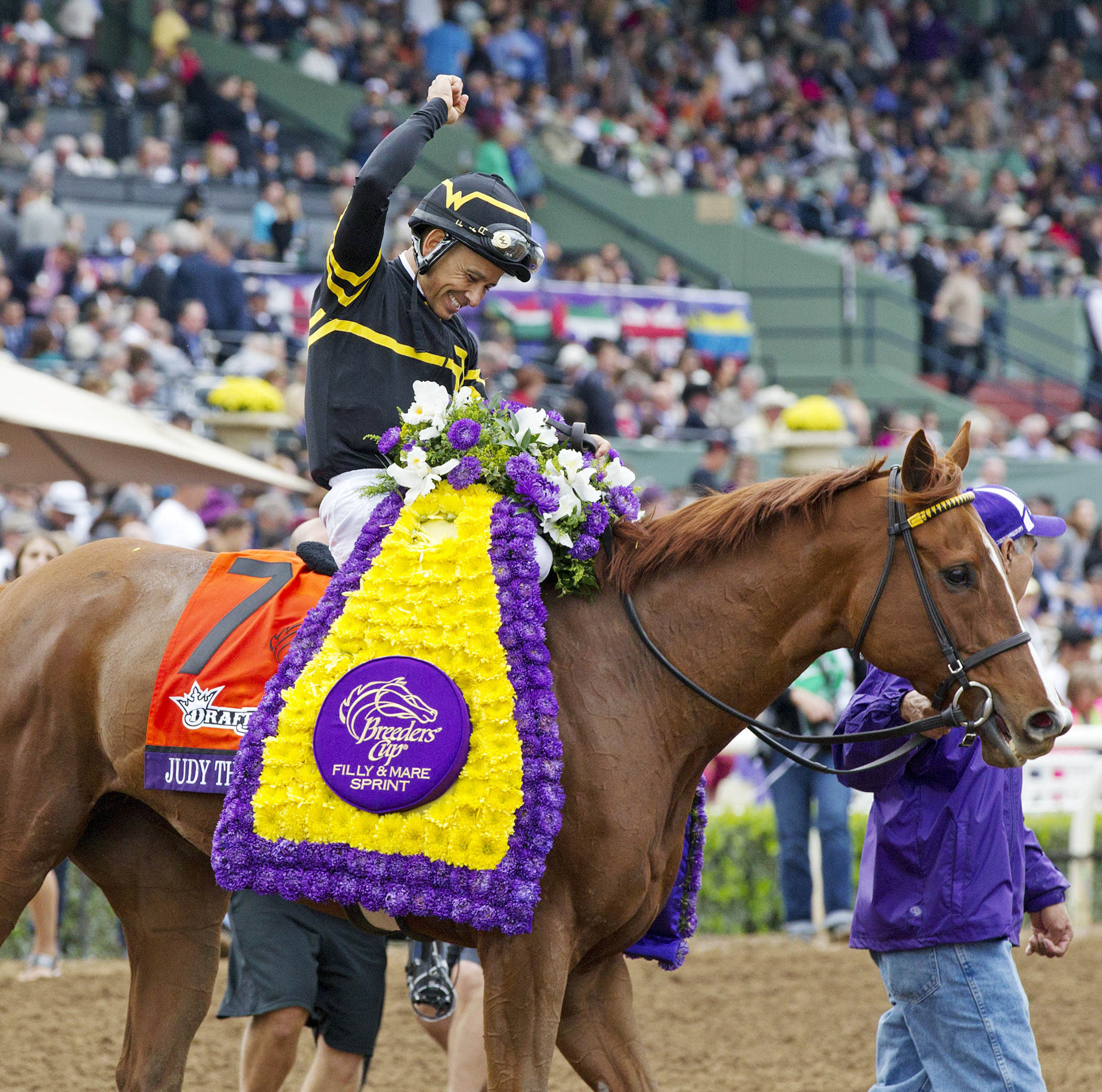 Judy the Beauty wins the Breeders' Cup Filly and Mare Sprint