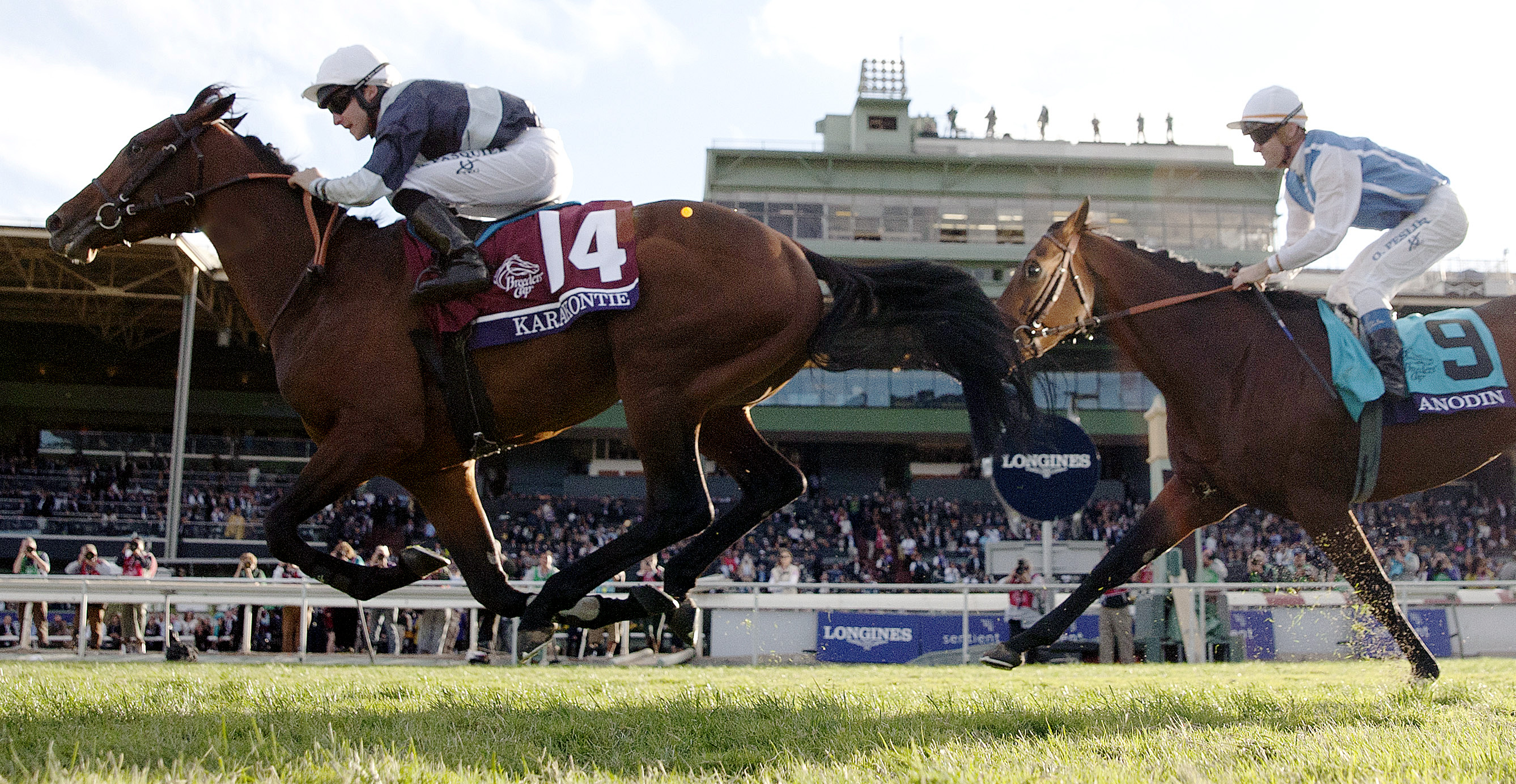 Karakontie wins the Breeders' Cup Mile