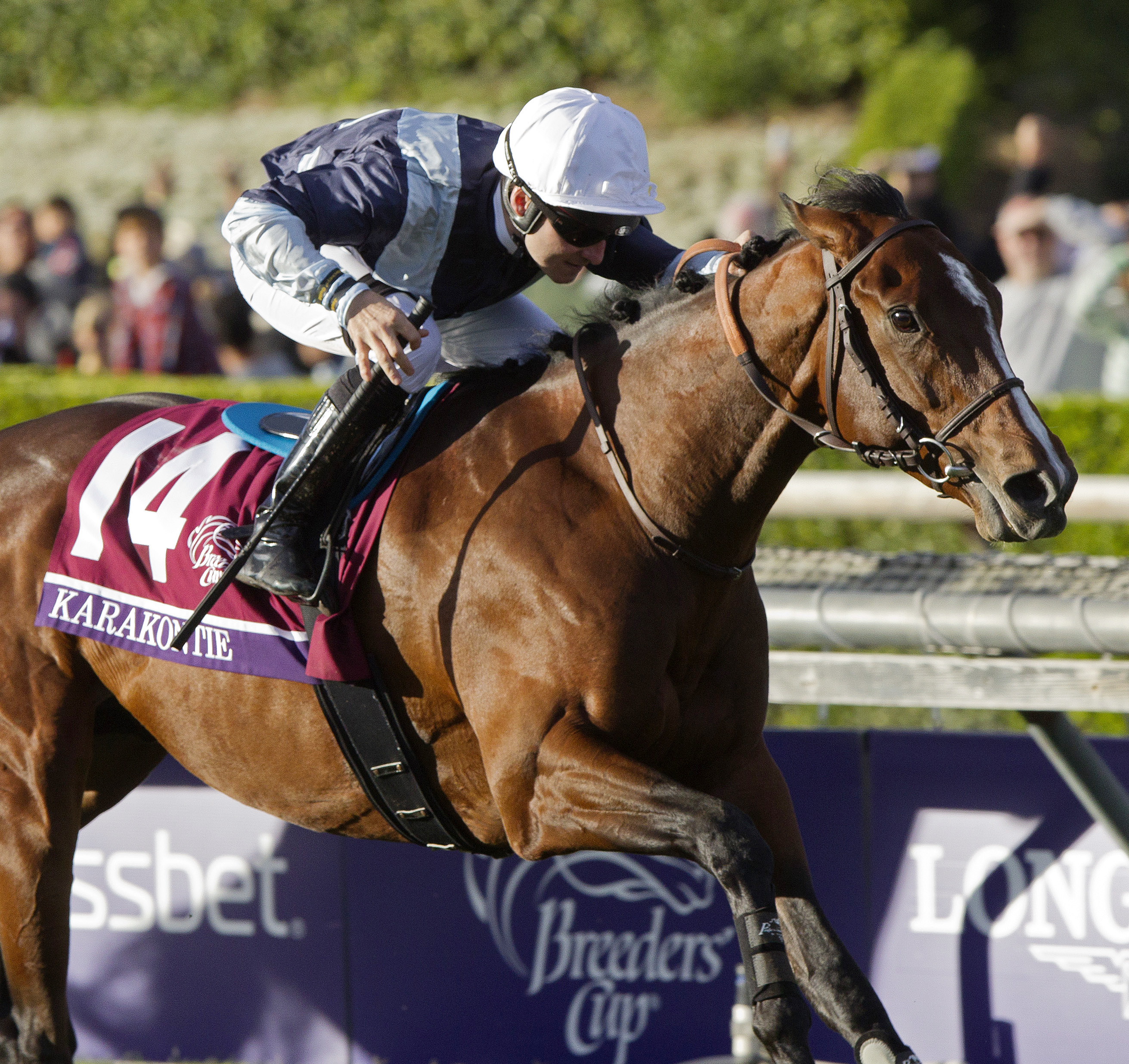 Karakontie wins the Breeders' Cup Mile