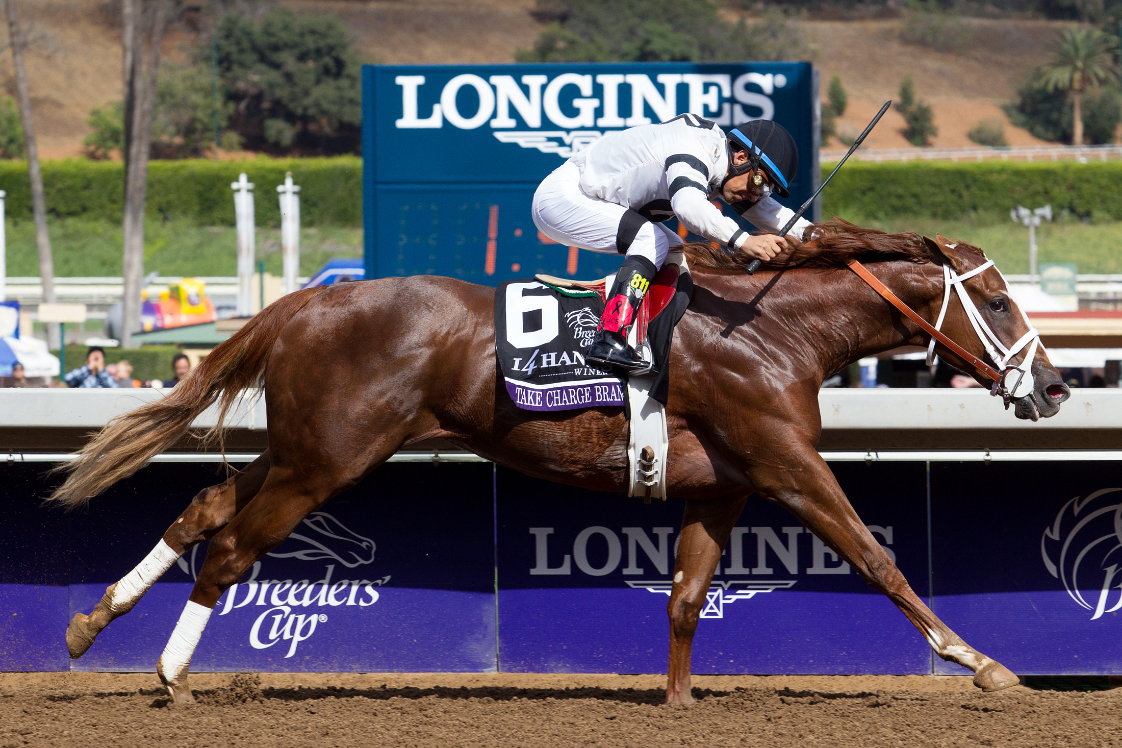 Take Charge Brandi upsets the Juvenile Fillies