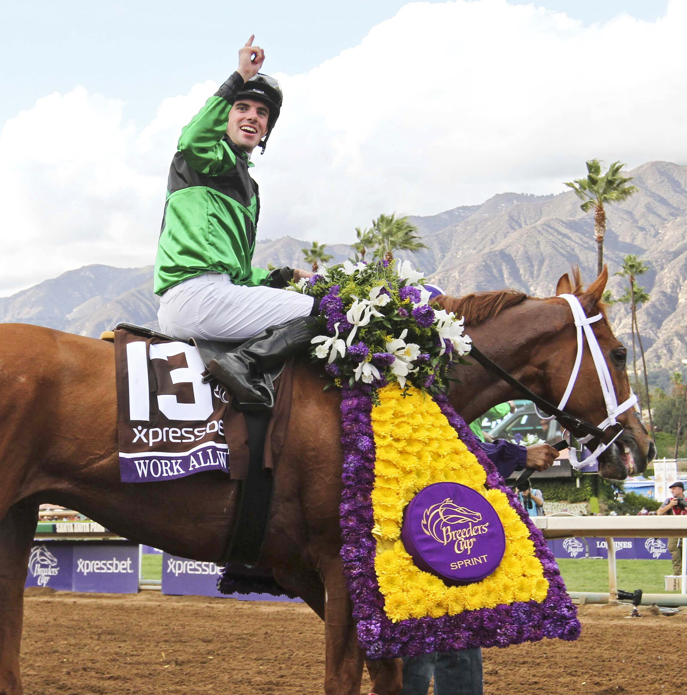 Work All Week wins the Breeders' Cup Sprint
