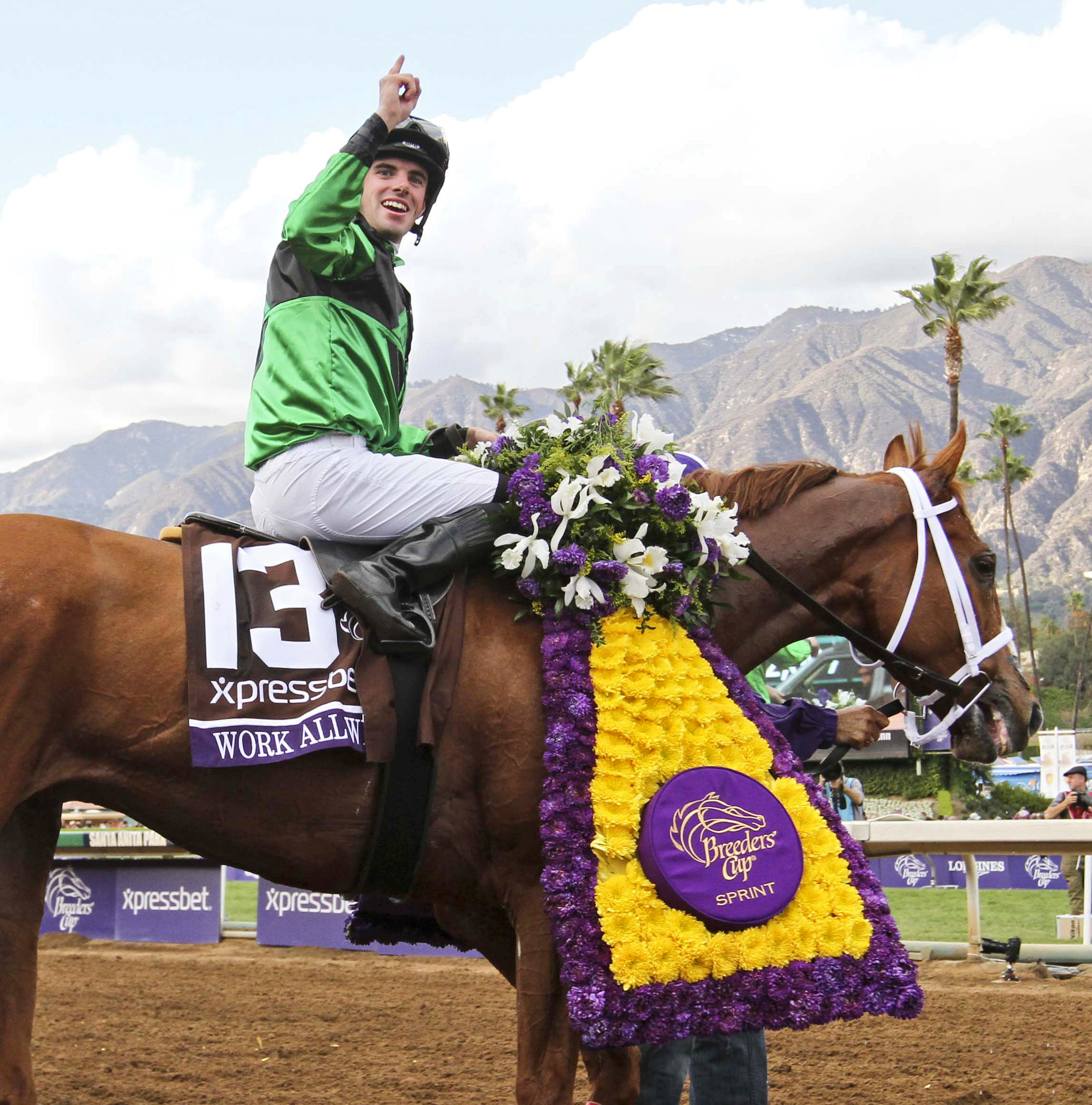 Work All Week wins the Breeders' Cup Sprint