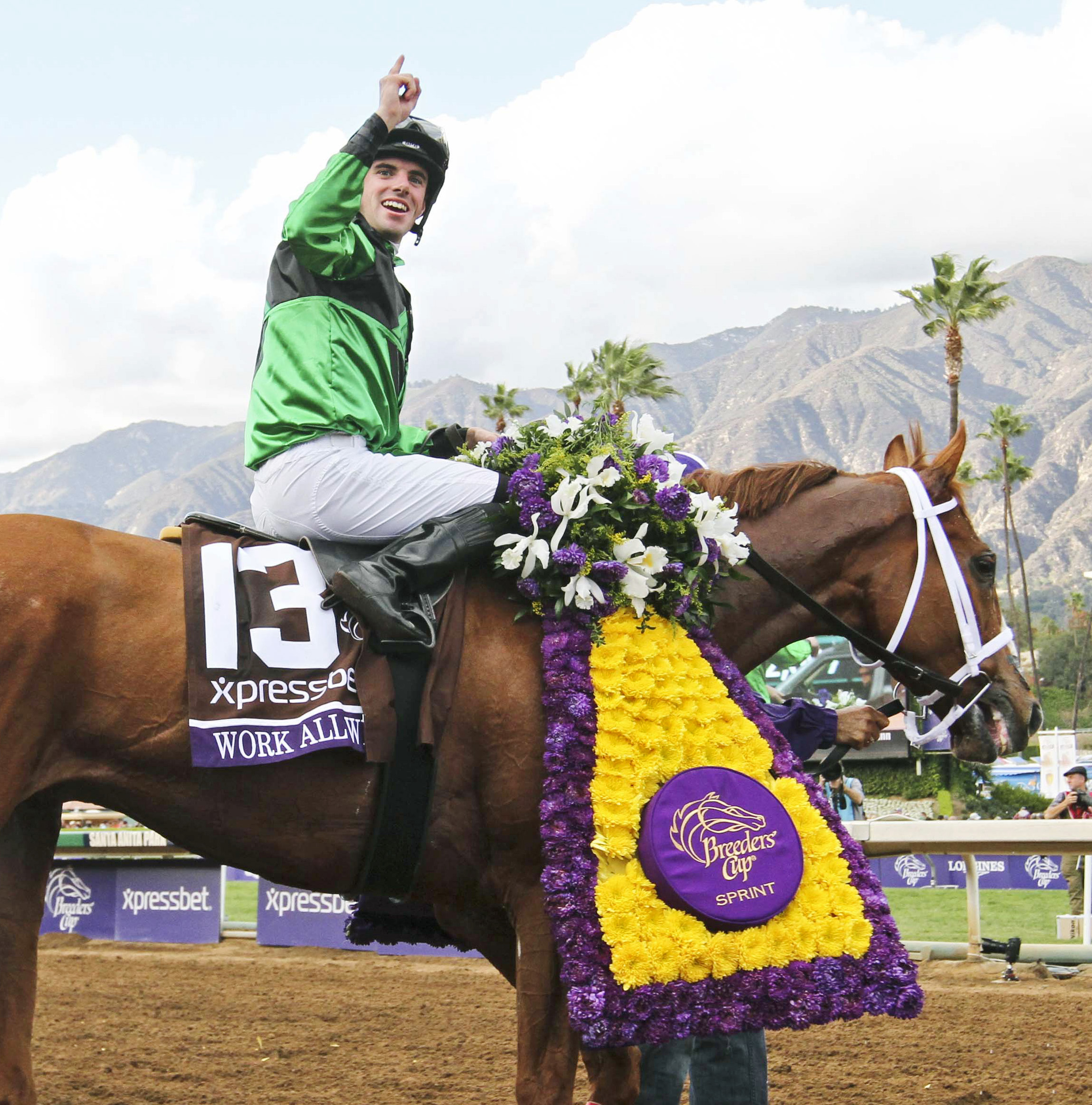 Work All Week after winning the Breeders' Cup Sprint