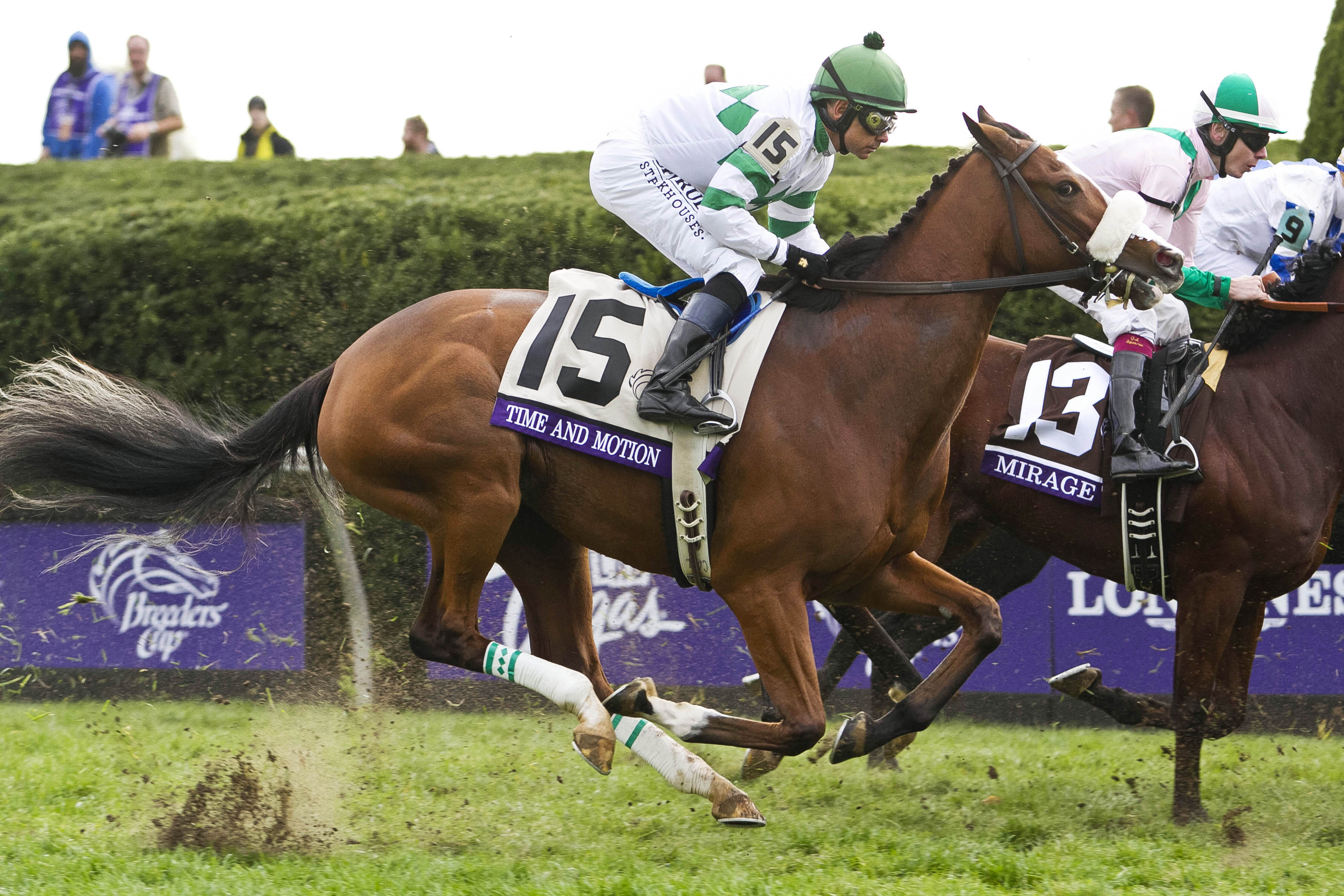 Time and Motion finishes fifth in the Breeders' Cup Juvenile Fillies Turf