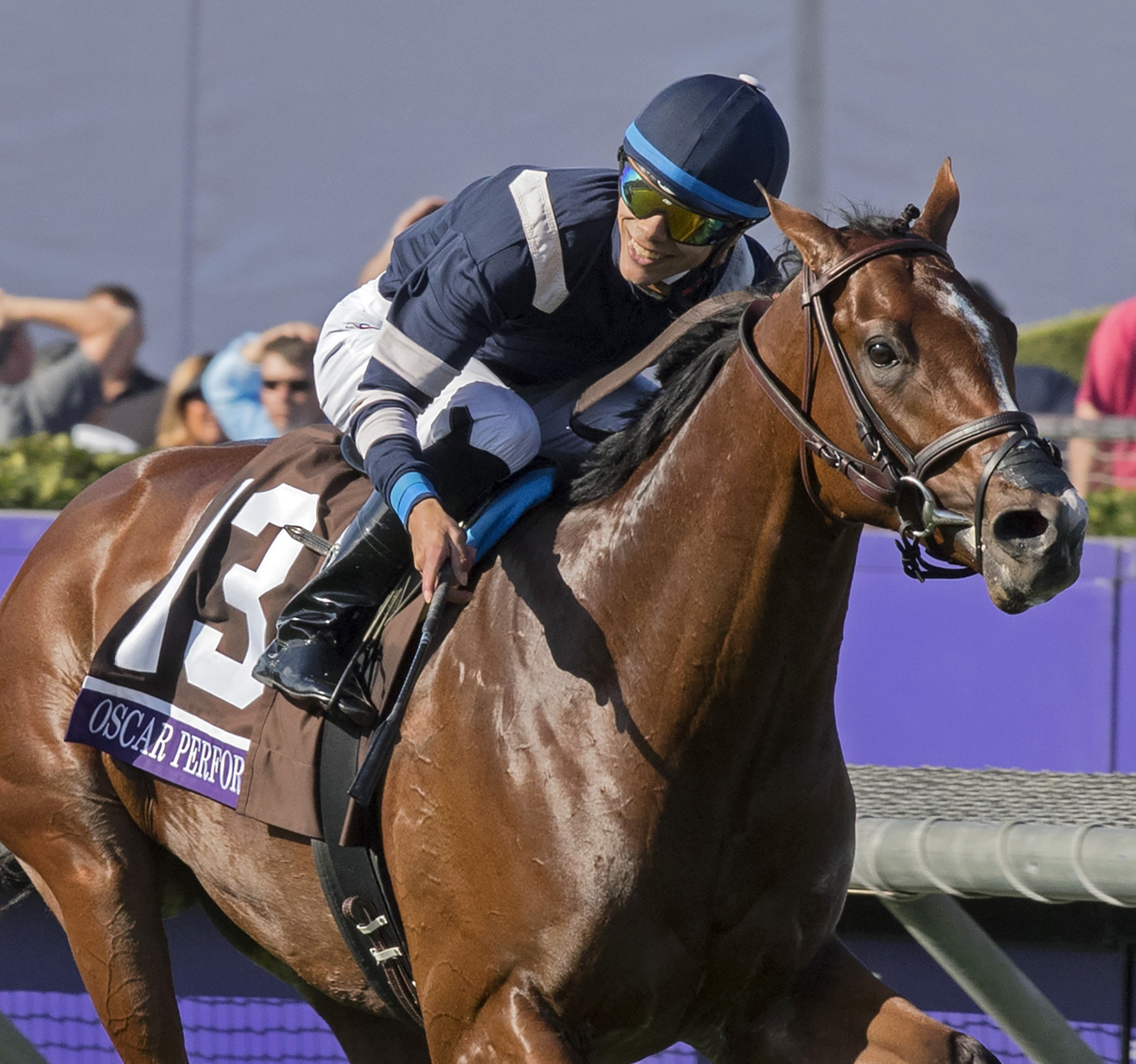 Oscar Performance wins the Breeders' Cup Juvenile Turf