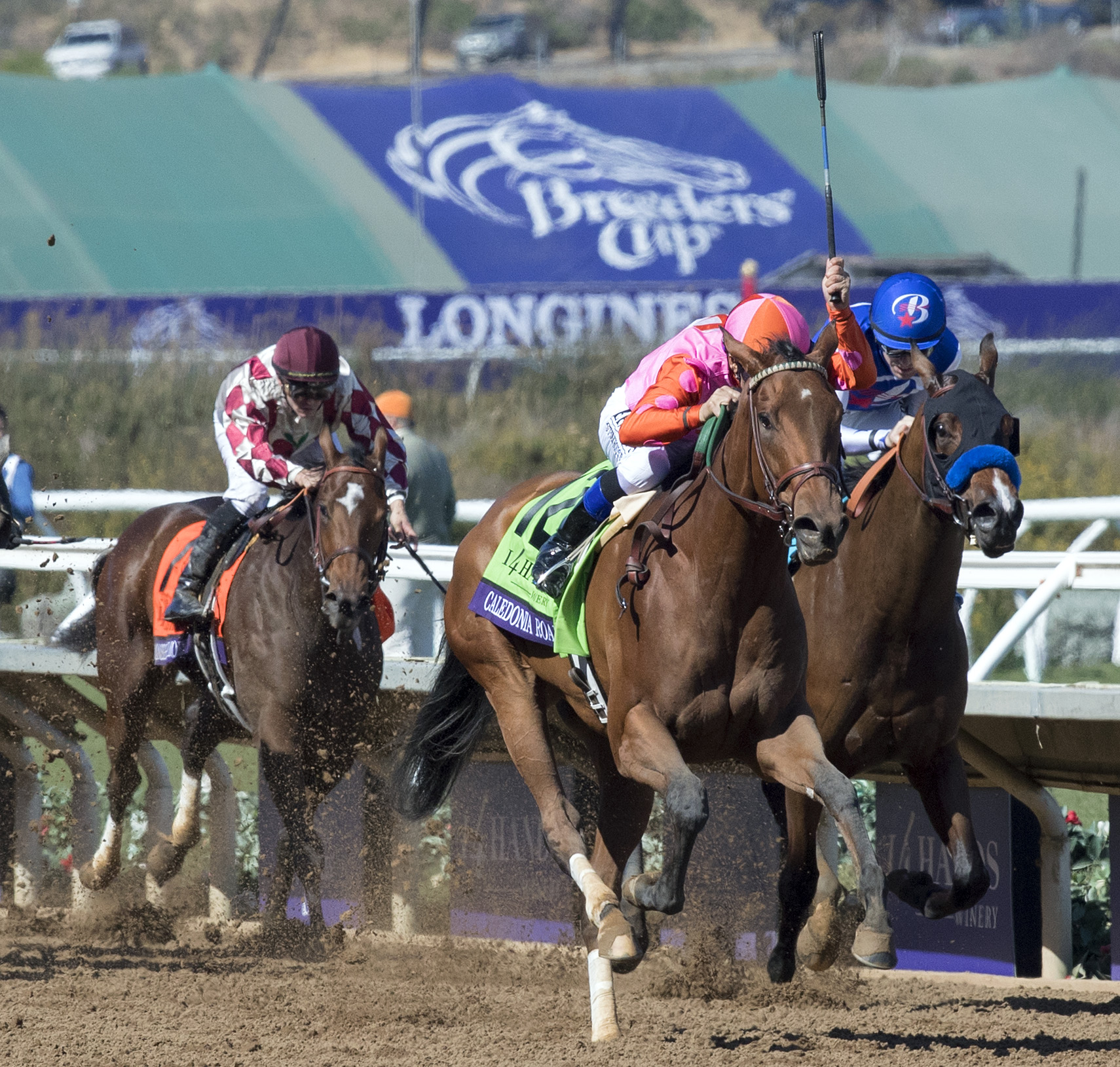 Caledonia Road wins the Breeders Cup Juvenile Fillies