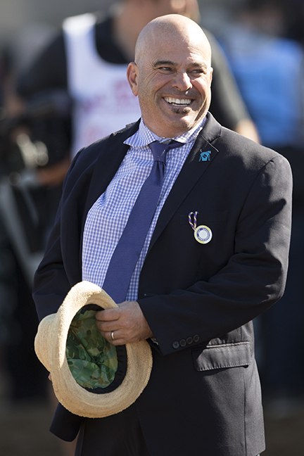 Peter Miller after winning the 2017 Breeders Cup Sprint