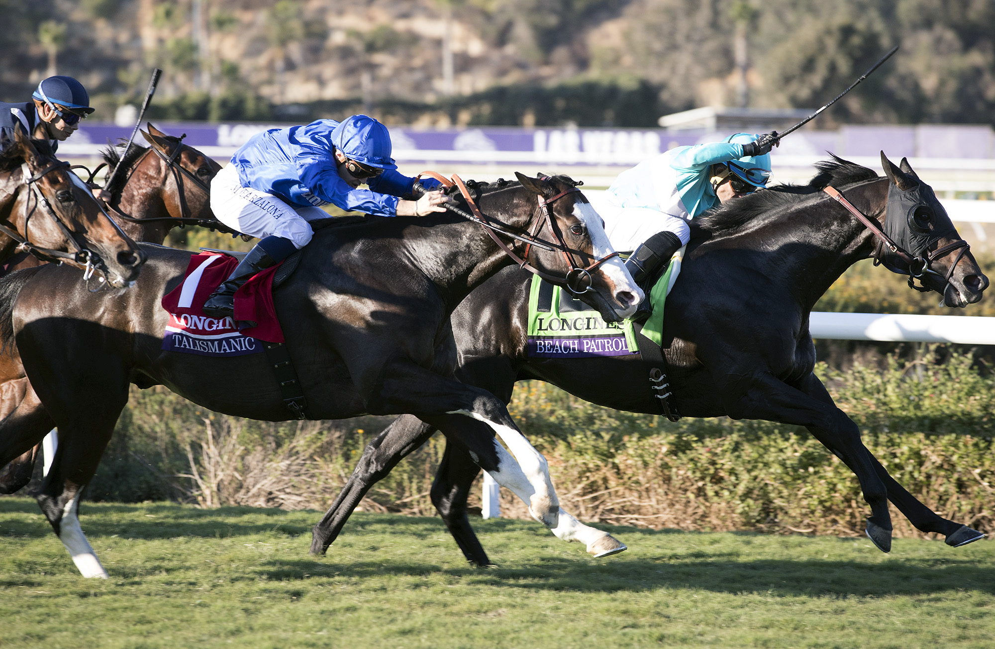 Talismanic wins the 2017 Breeders Cup Turf