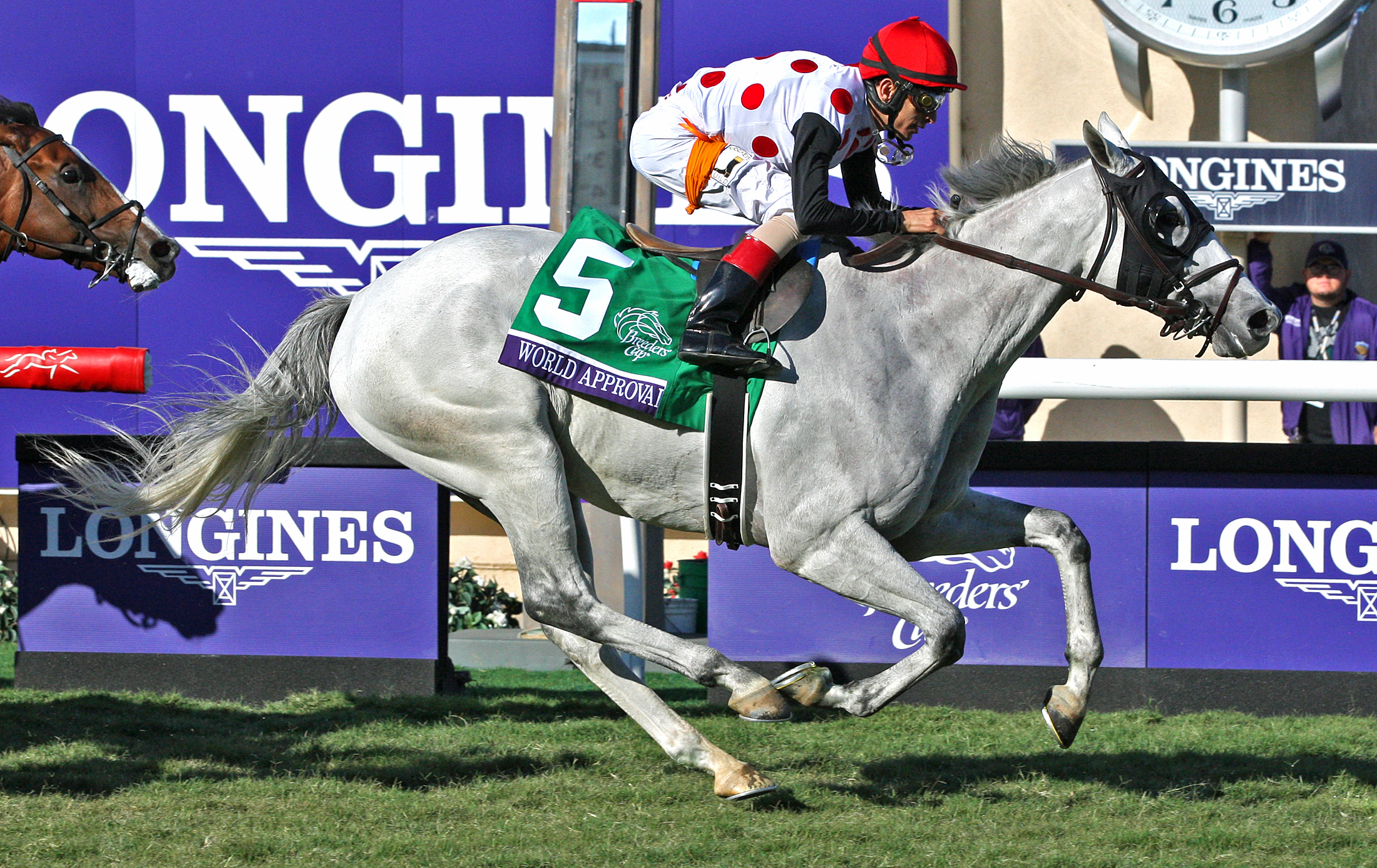 World Approval wins the Breeders Cup Mile