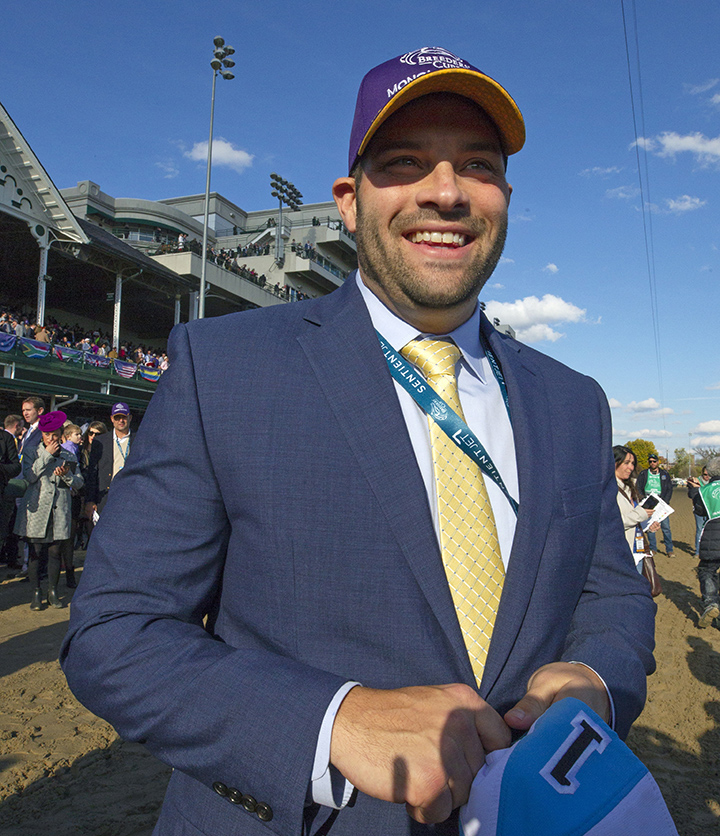 Trainer Brad Cox at the 2018 Breeders' Cup