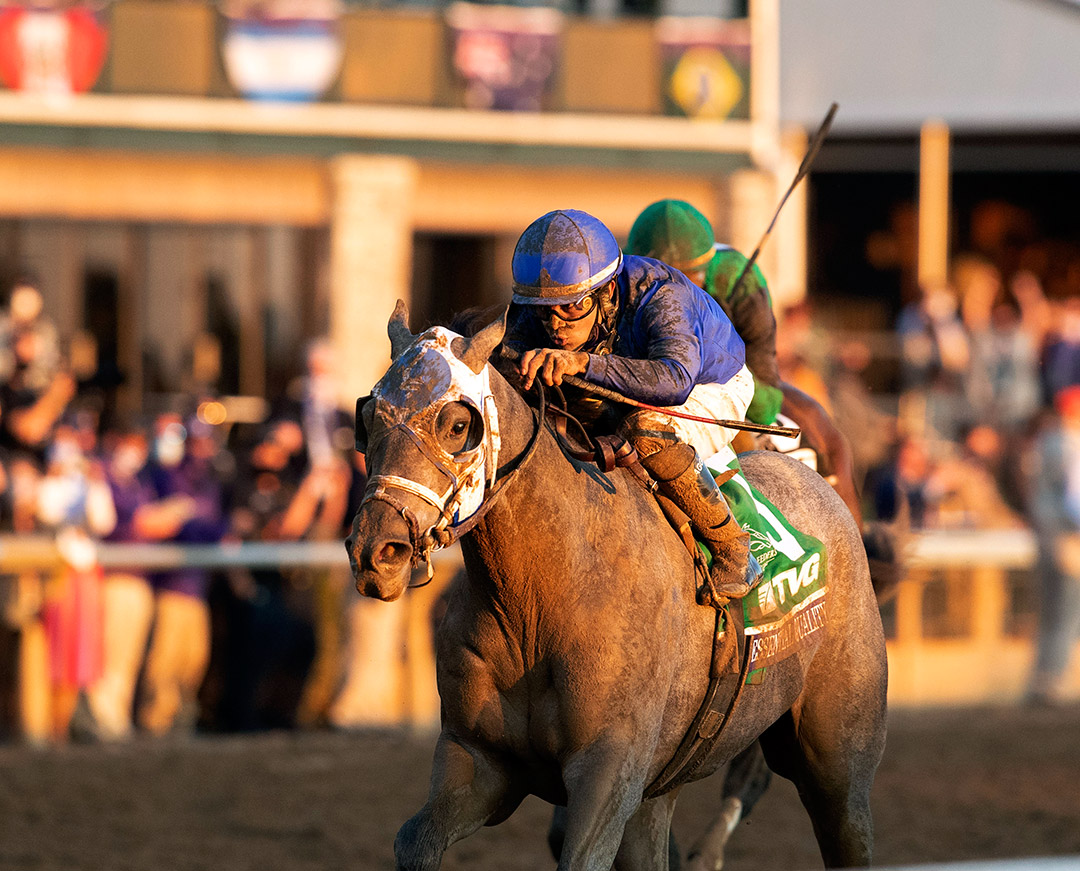 Essential Quality wins the 2020 Breeders' Cup Juvenile at Keeneland