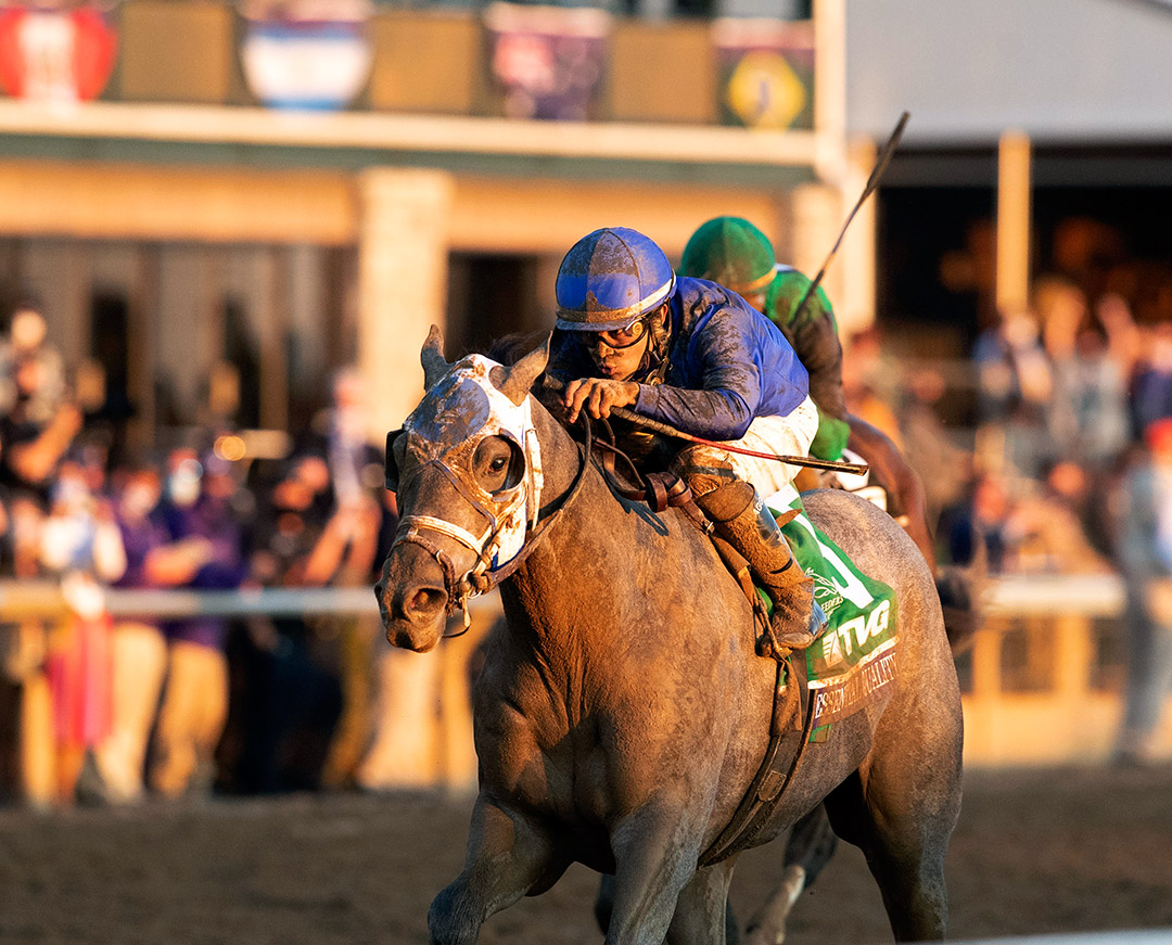 Essential Quality wins the 2020 Breeders' Cup Juvenile at Keeneland