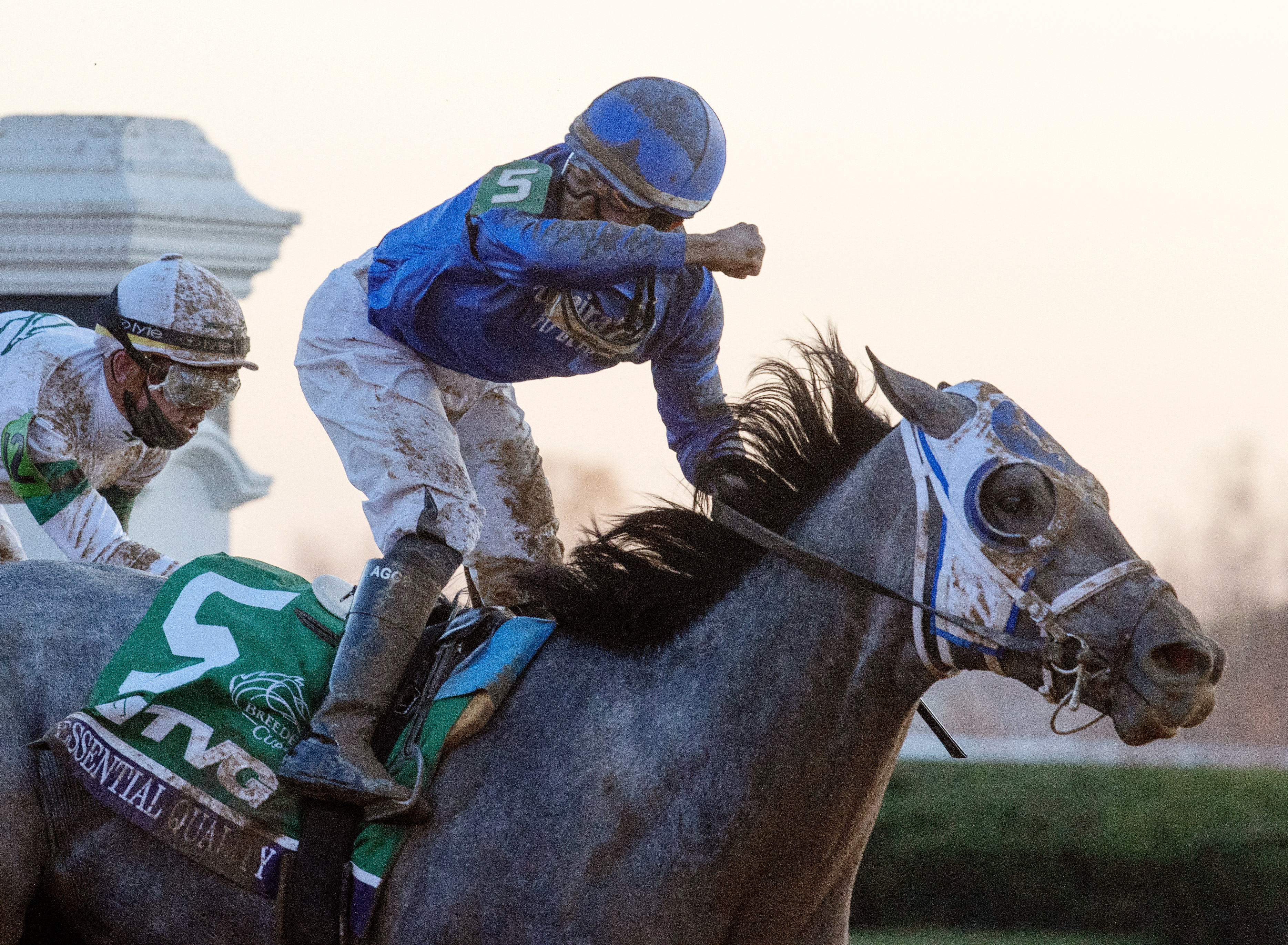 Essential Quality wins the 2020 Breeders' Cup Juvenile at Keeneland