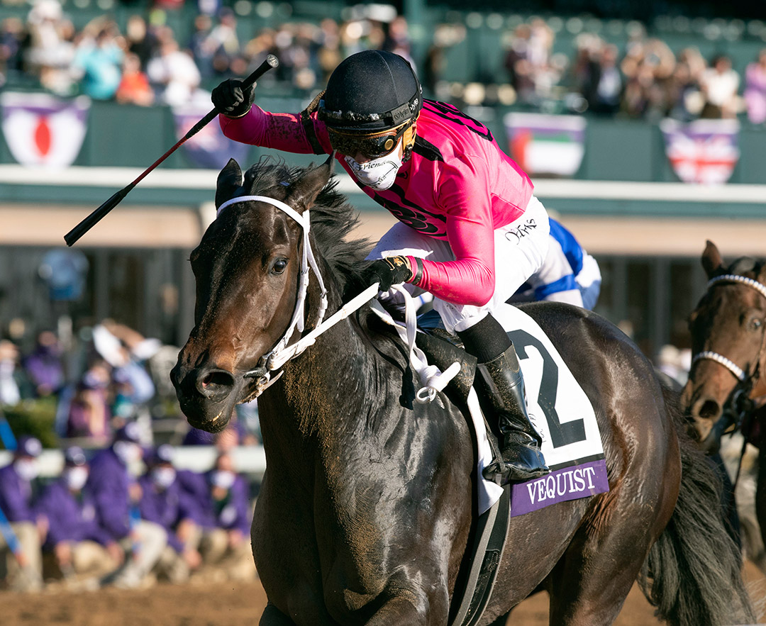 Vequist wins the 2020 Breeders' Cup Juvenile Filles at Keeneland