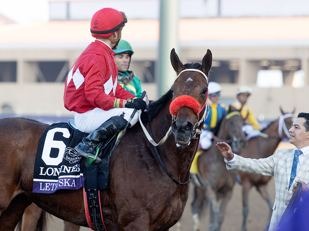 Letruska at the Breeders' Cup Distaff at Del Mar