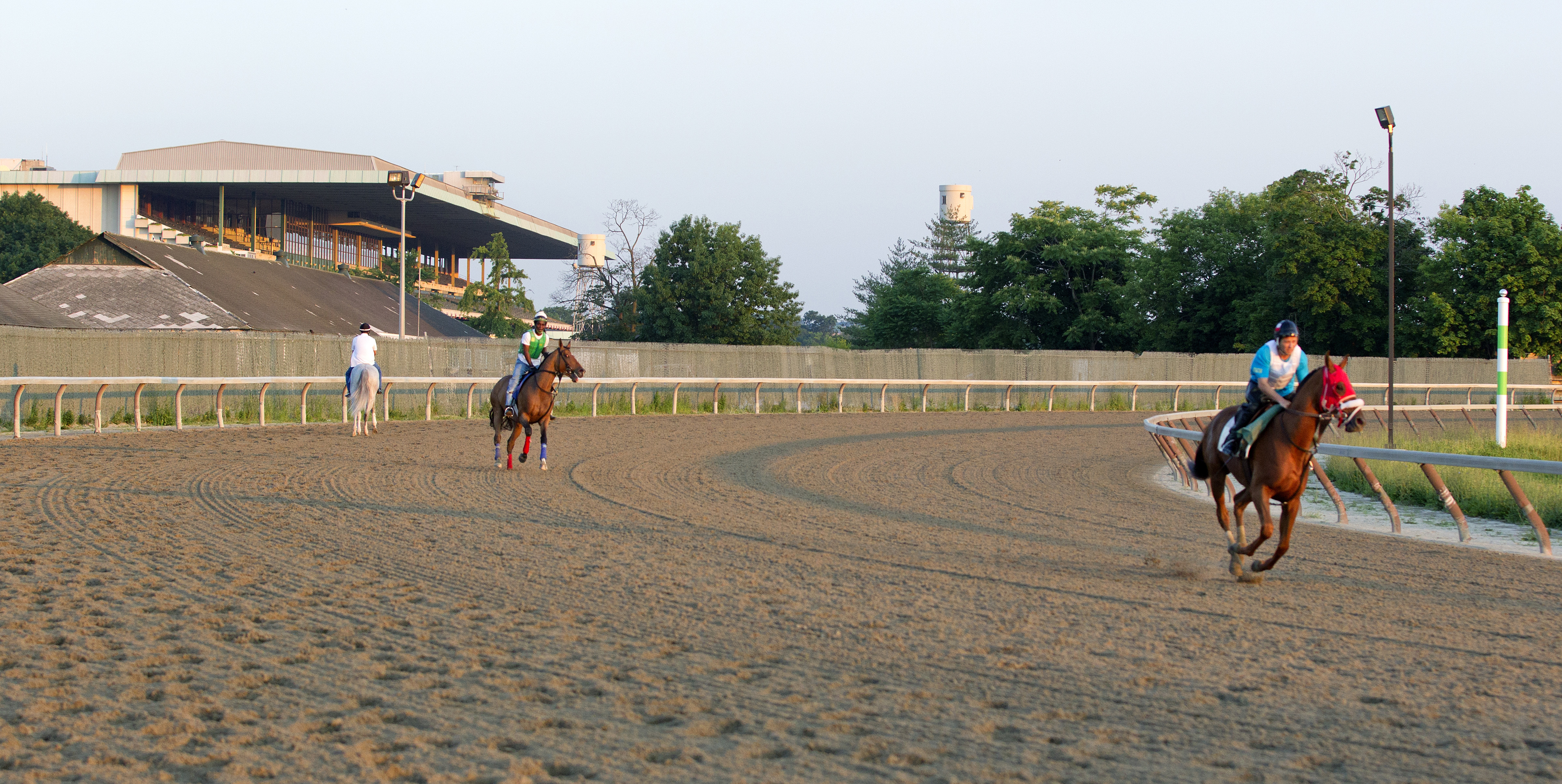 Belmont Park training track