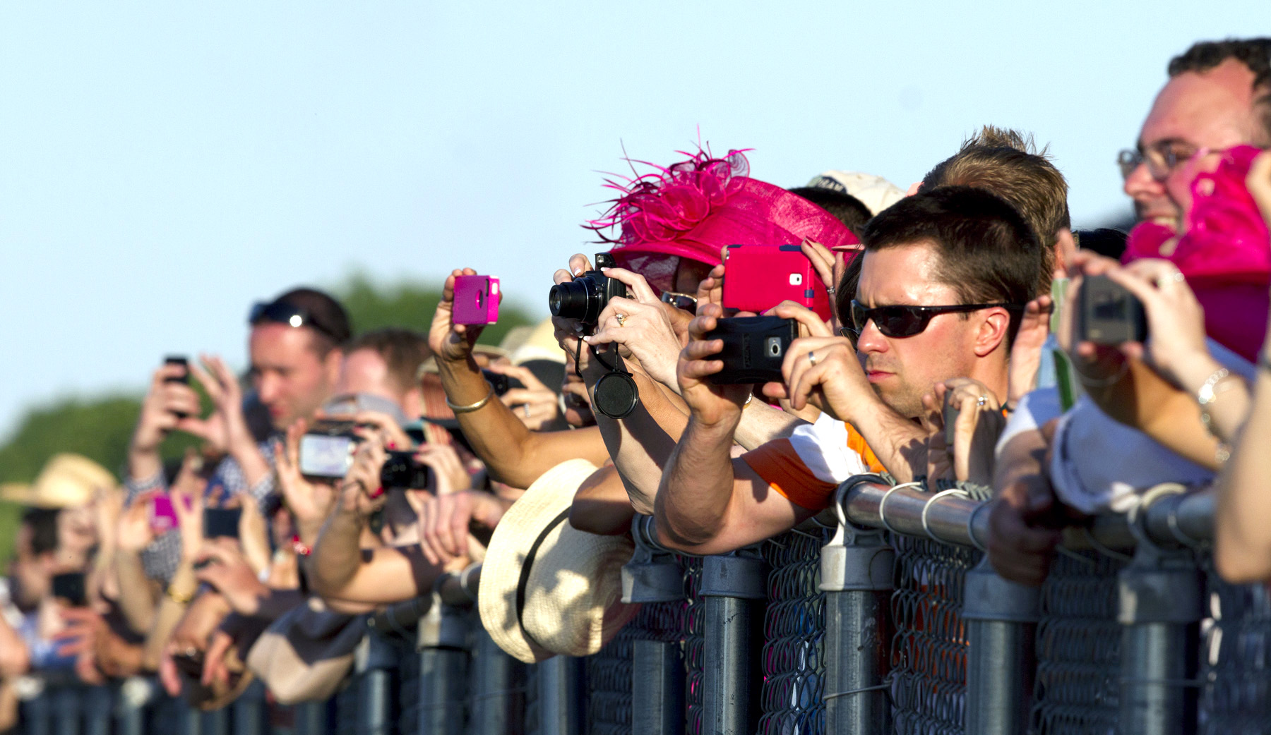 2014 Belmont Stakes crowd