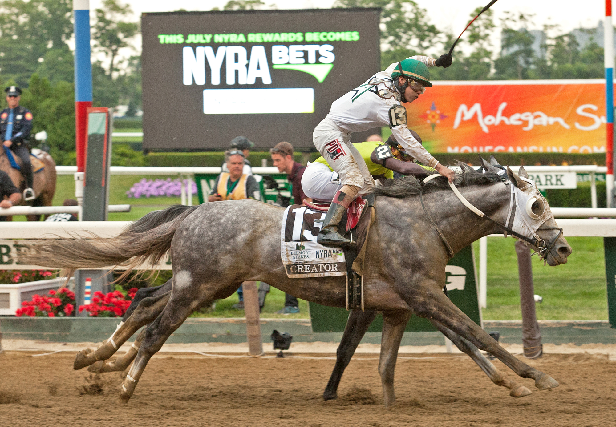 Creator wins the Belmont Stakes