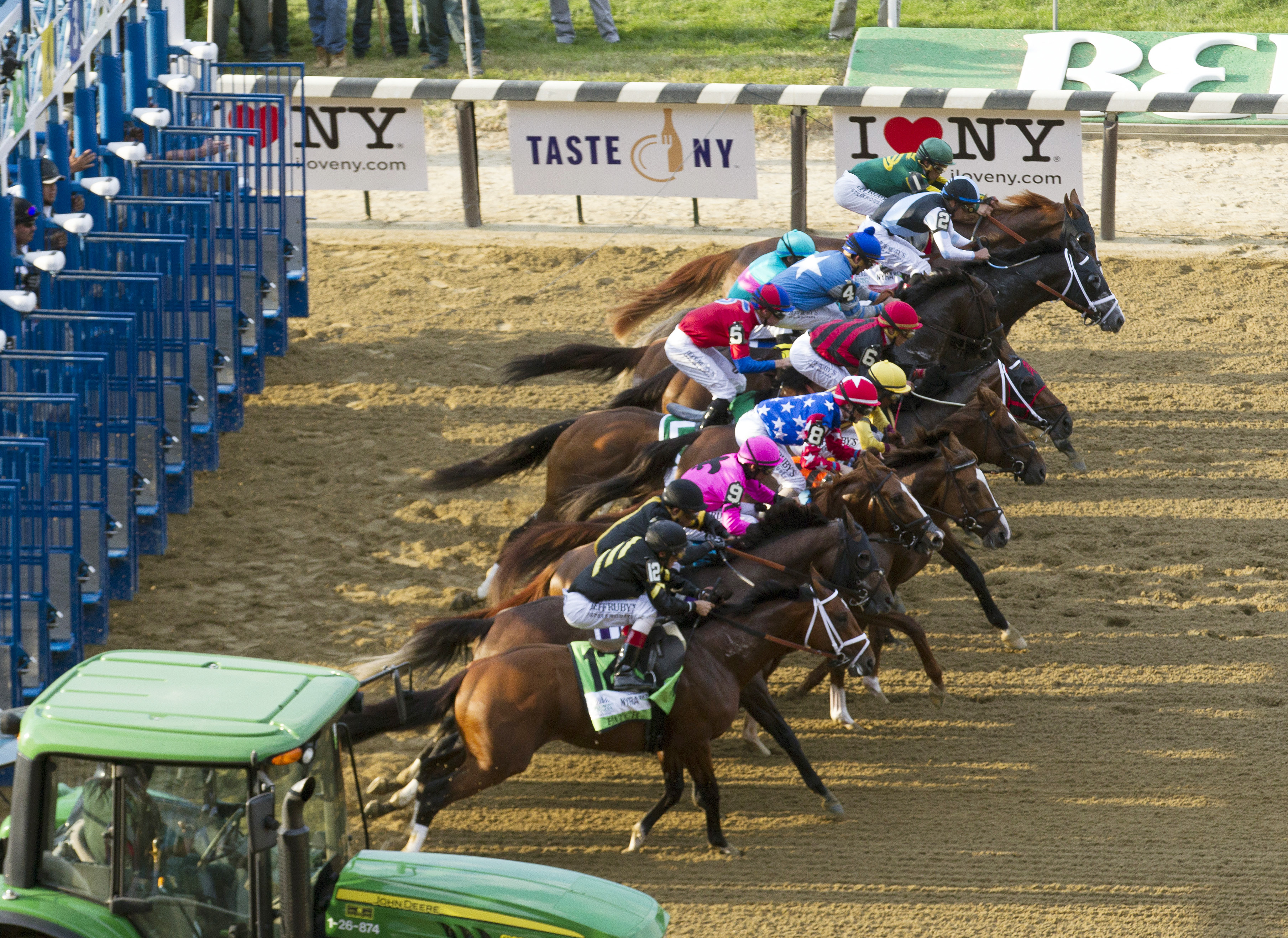 Belmont race start 2017