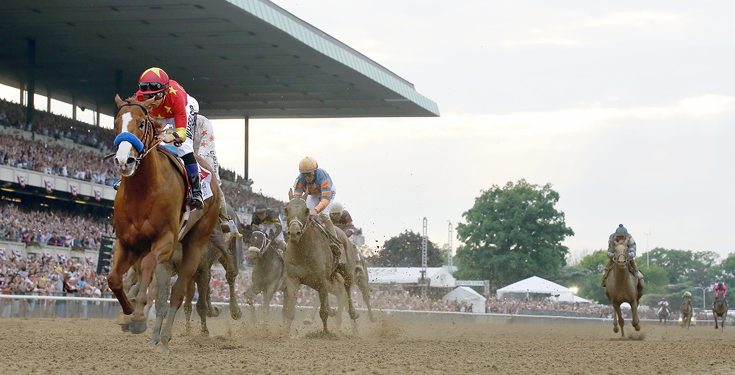 Justify draws No. 1 post for Triple try in Belmont Stakes