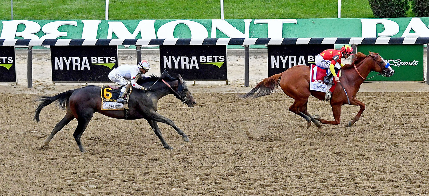Gronkowski finishes second in the Belmont Stakes