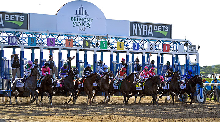 Start of the 2019 Belmont Stakes
