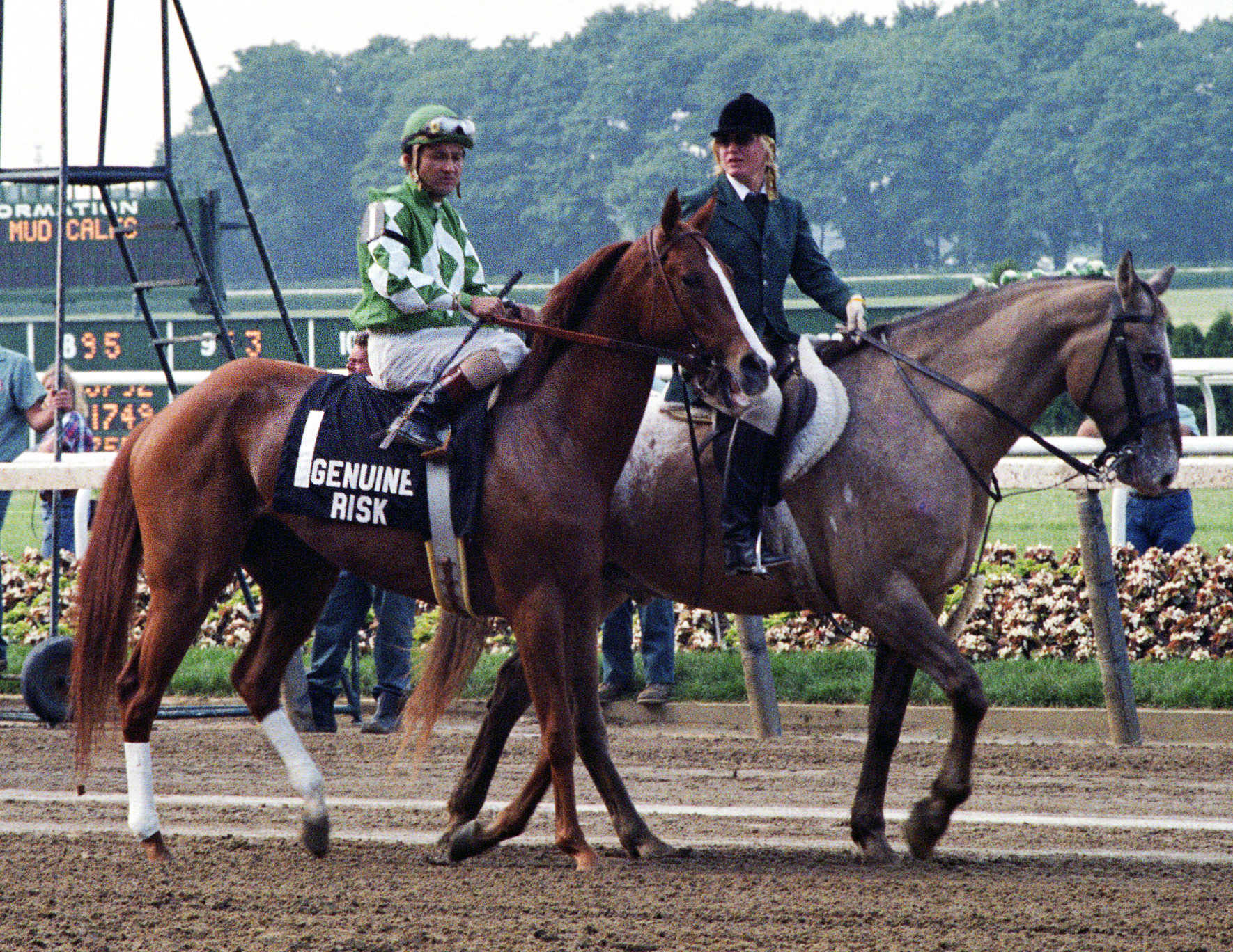 Genuine Risk at the 1980 Belmont Stakes