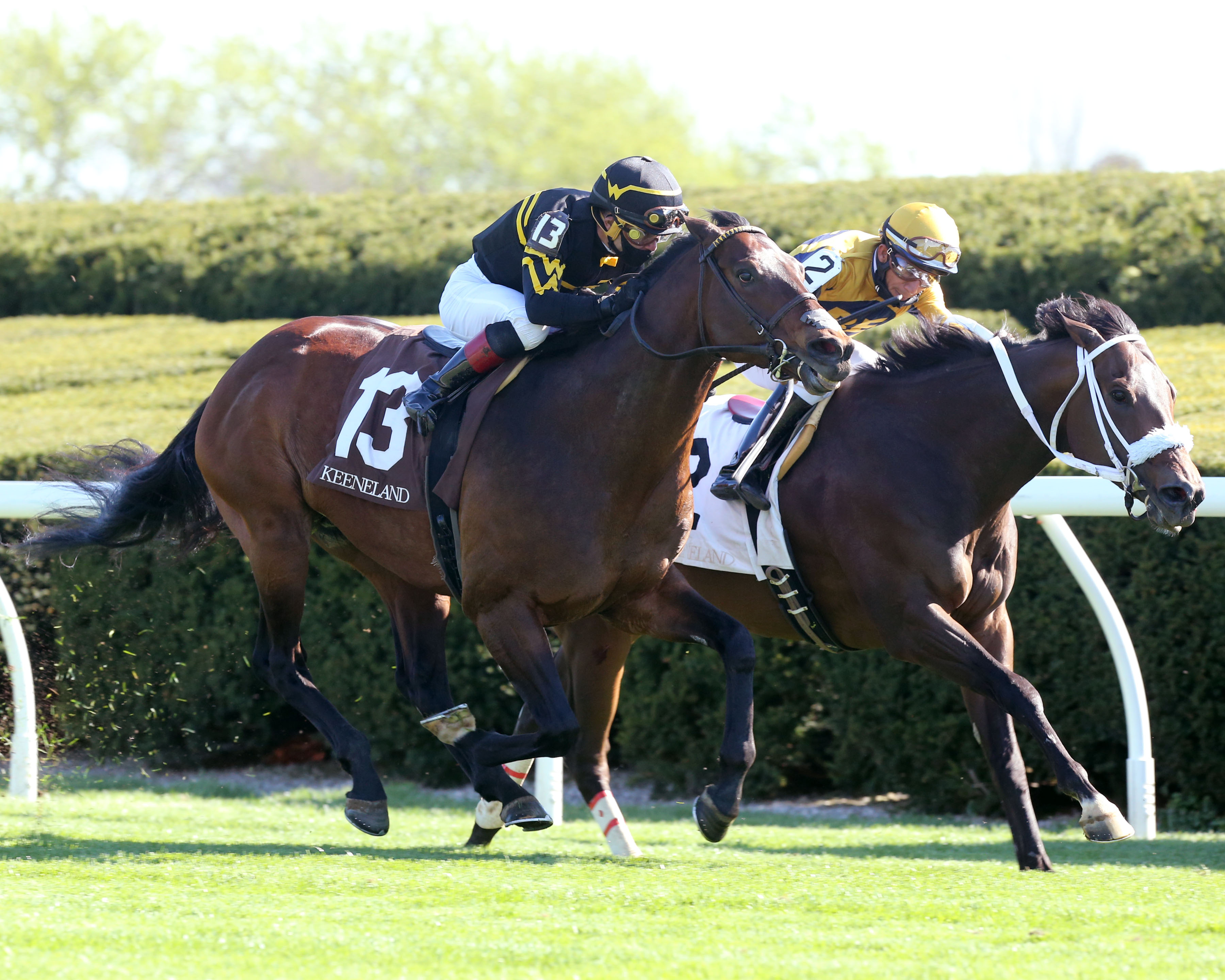 Bound for Nowhere (13) wins the Shakertown 4-3-2021