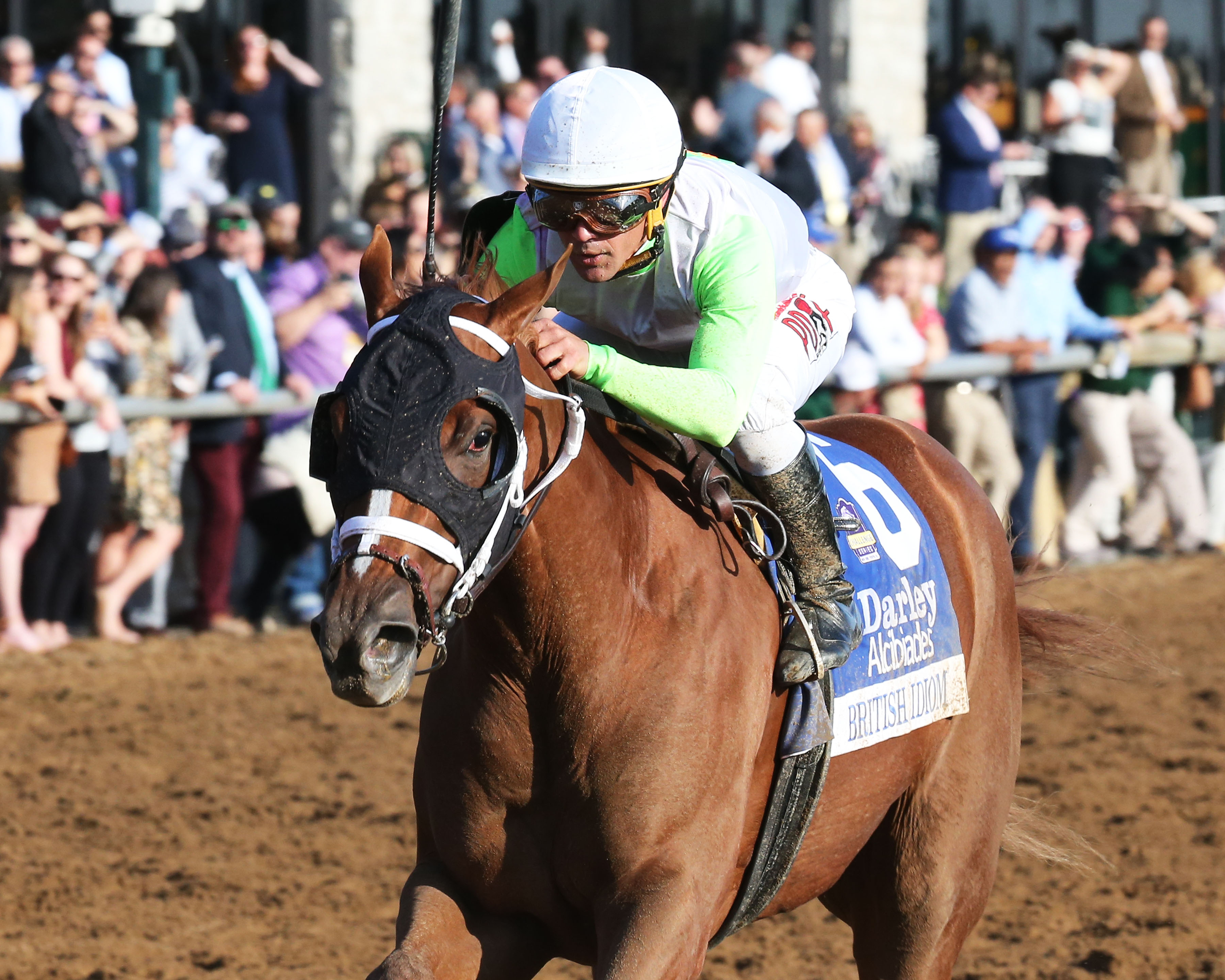 British Idiom wins the 2019 Alcibiades Stakes