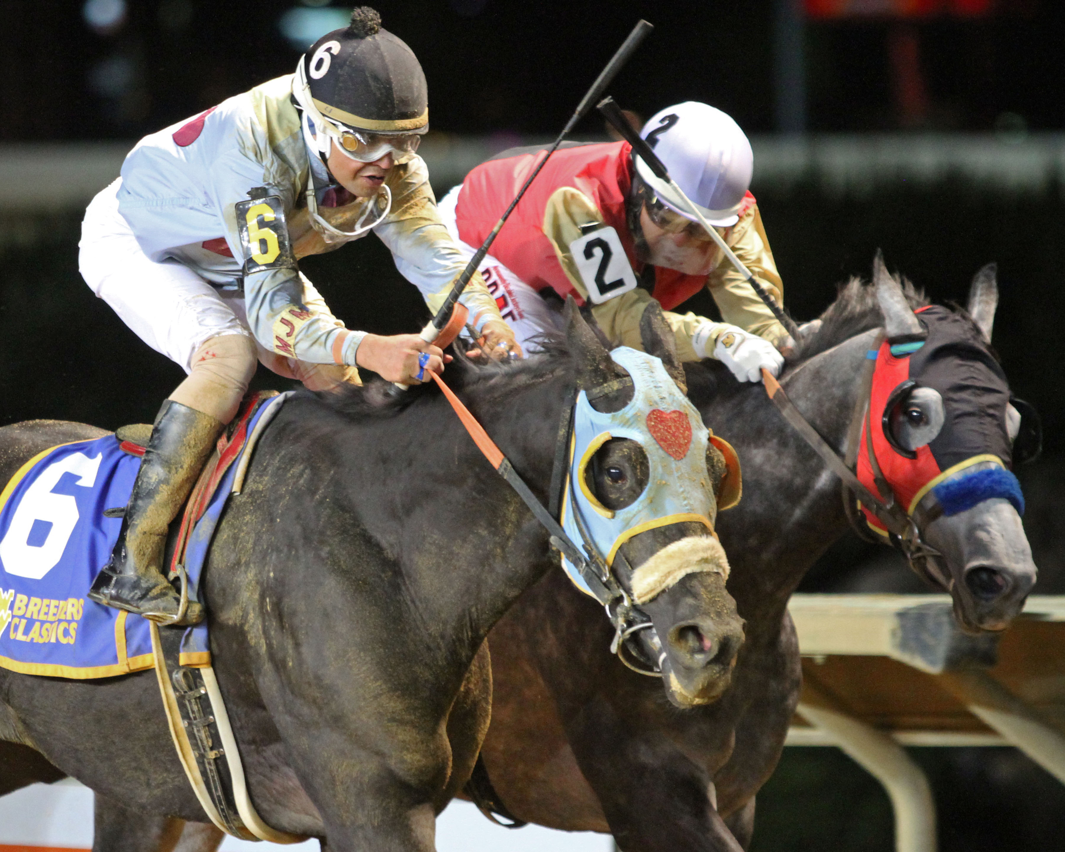 Buff-s Eye View (No. 6) wins the 2018 West Virginia Lottery Stakes
