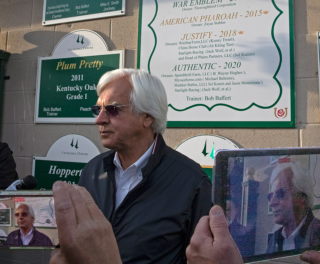 Bob Baffert Churchill Downs on May 5, 2021