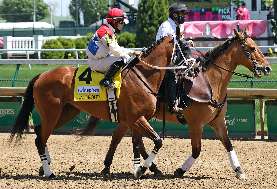 Bajan Girl at the 2021 La Troienne Stakes at Churchill Downs
