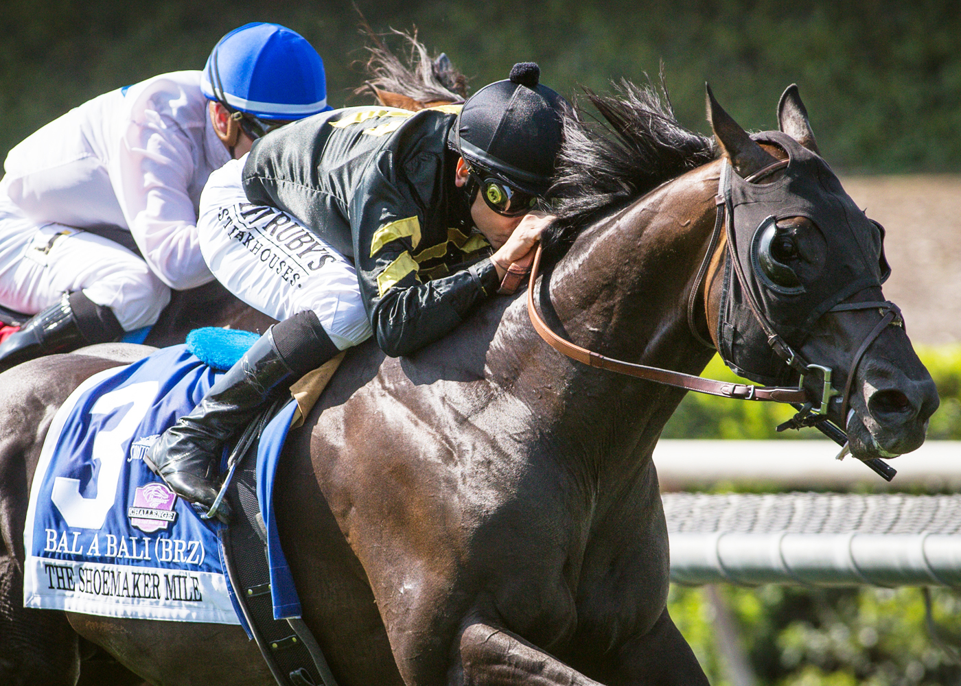 Bal a Bali wins the 2017 Shoemaker Mile