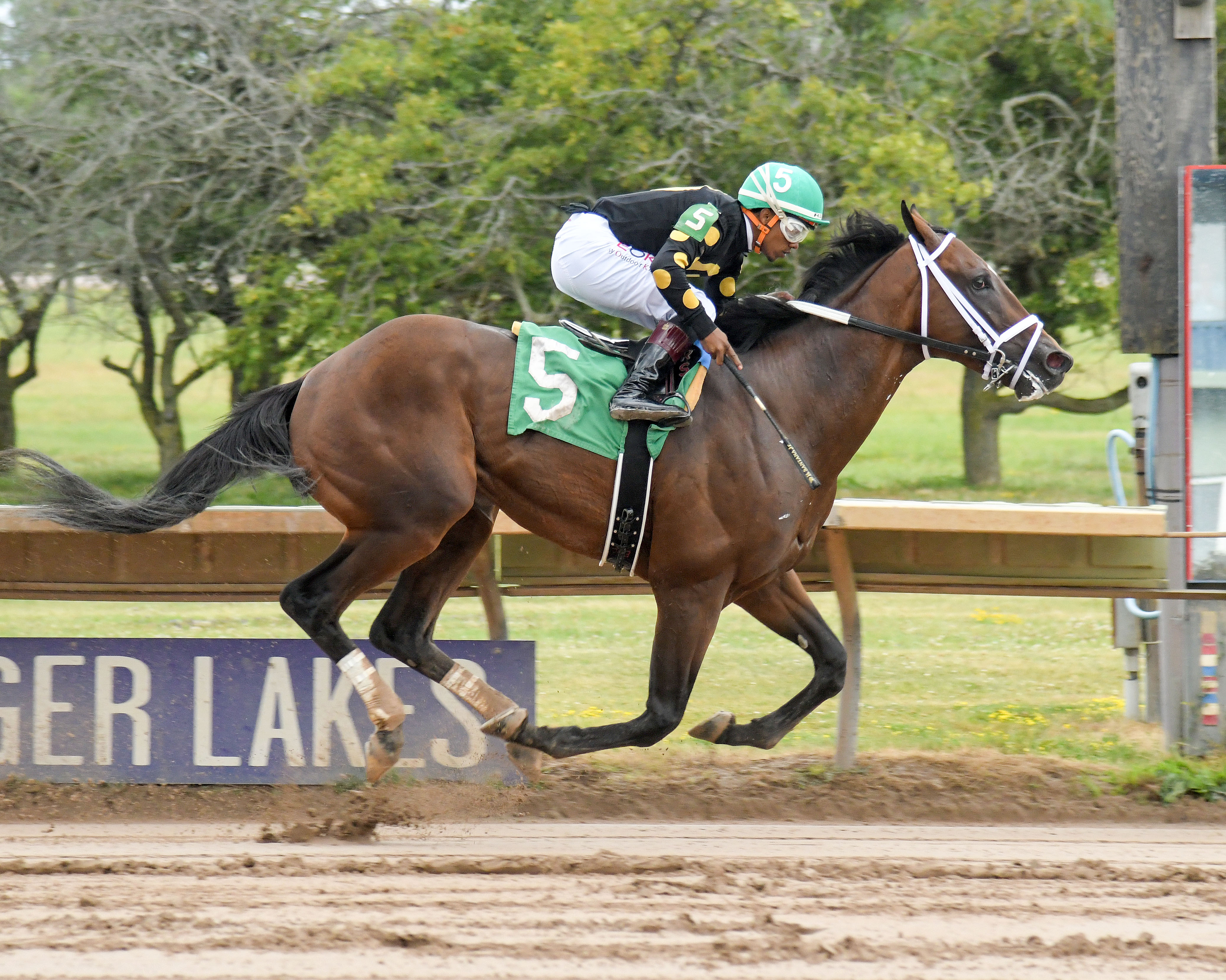 Barese wins the New York Derby at Finger Lakes on July 18 2022