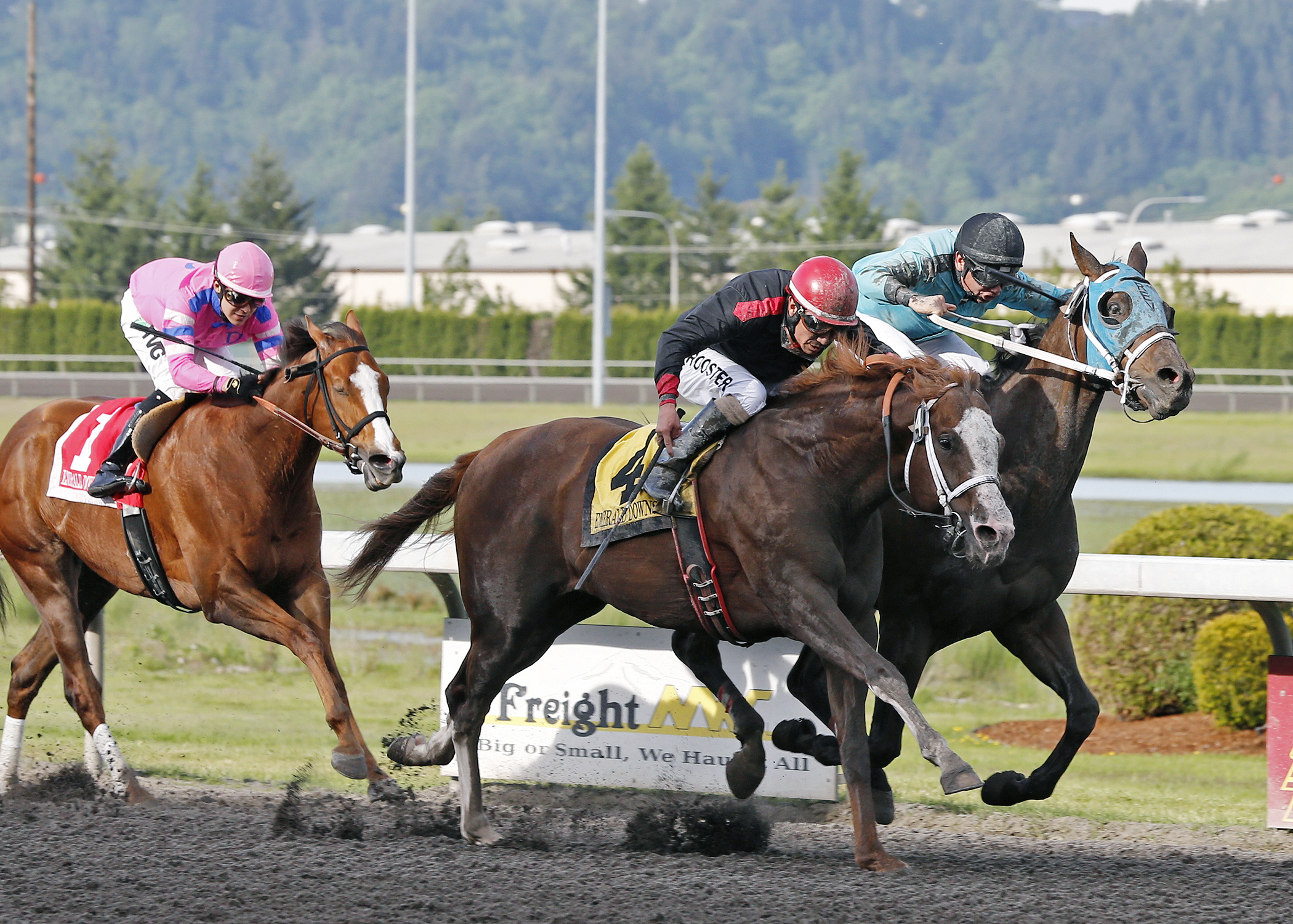 Barkley beats Mach One Rules in the Governor's Stakes