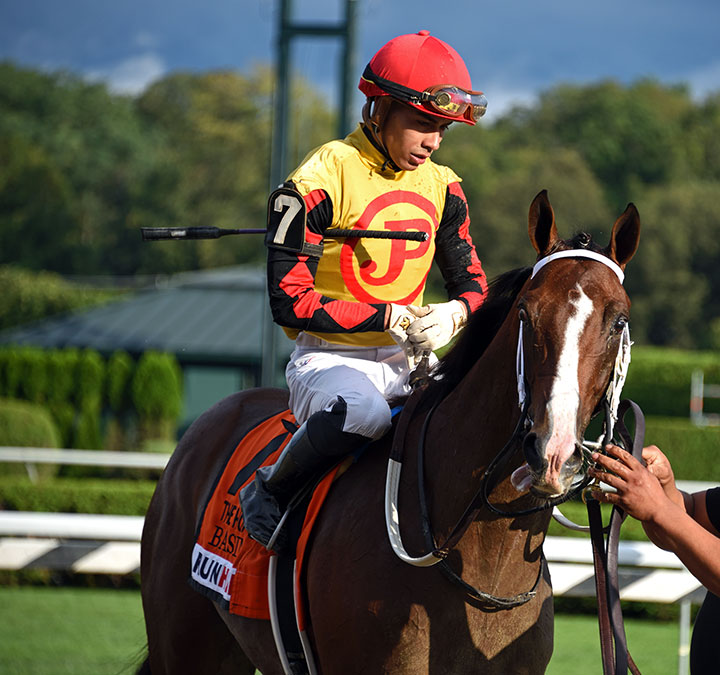 Basin wins the 2019 Hopeful Stakes at Saratoga Race Course